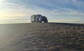 camping with M.'s photo of a dispersed camping area at Badlands Dispersed Camping near Badlands National Park