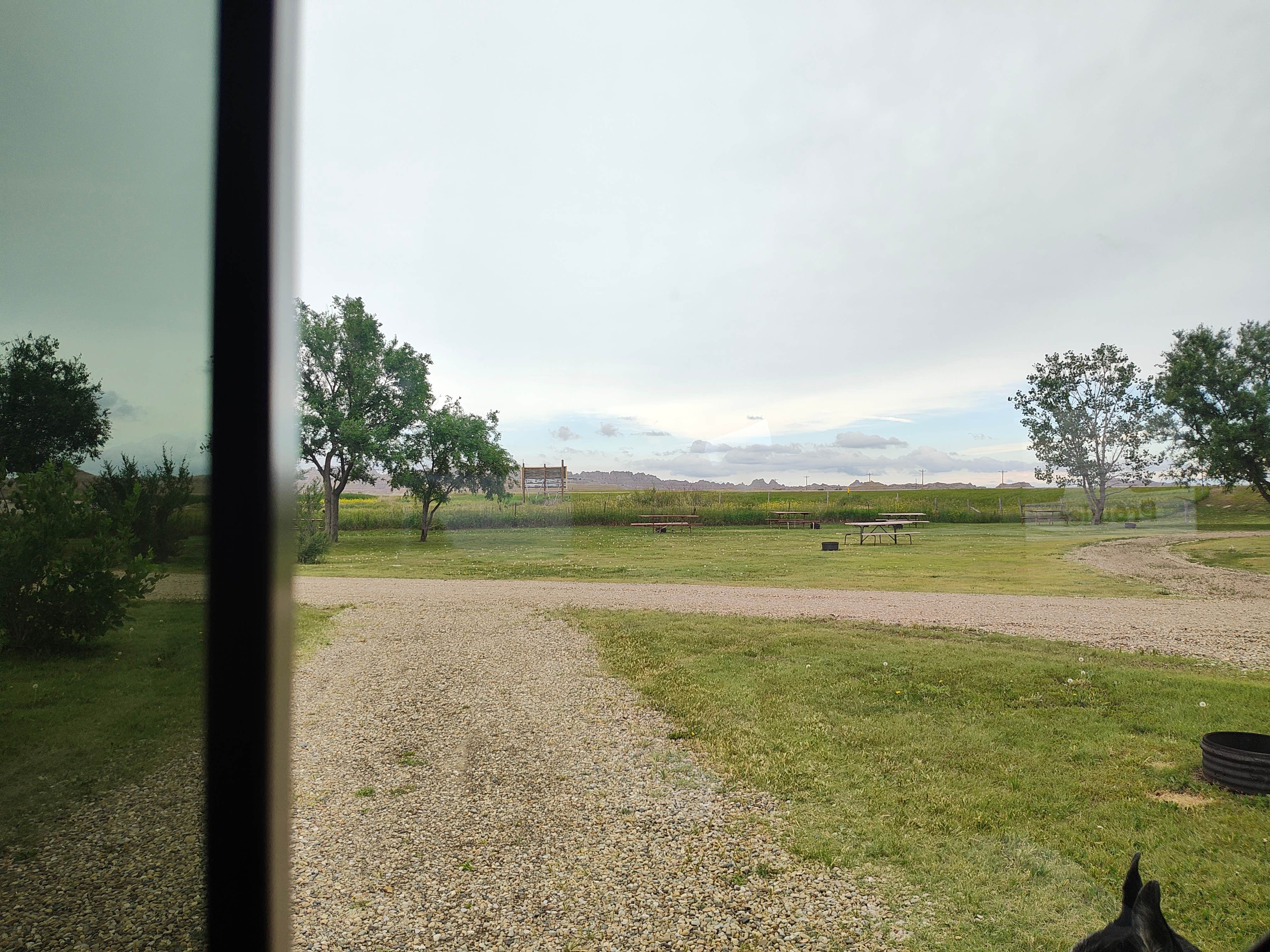 Vincent B.'s photo of camping with pets at Badlands Hotel & Campground near Interior, SD