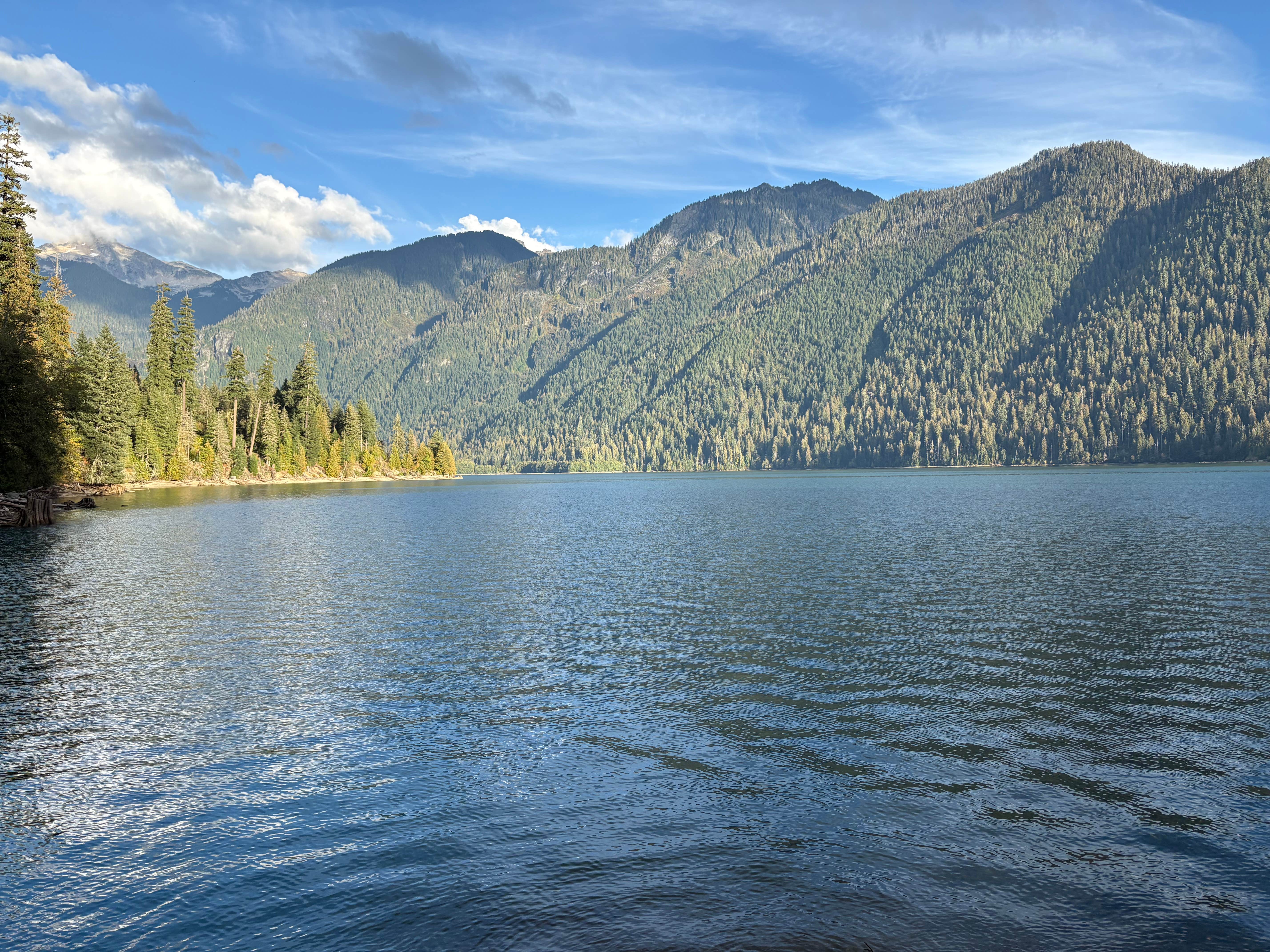 Sarah S.'s photo of a dispersed camping area at Baker Lake Road Dispersed Campsite near Darrington, WA