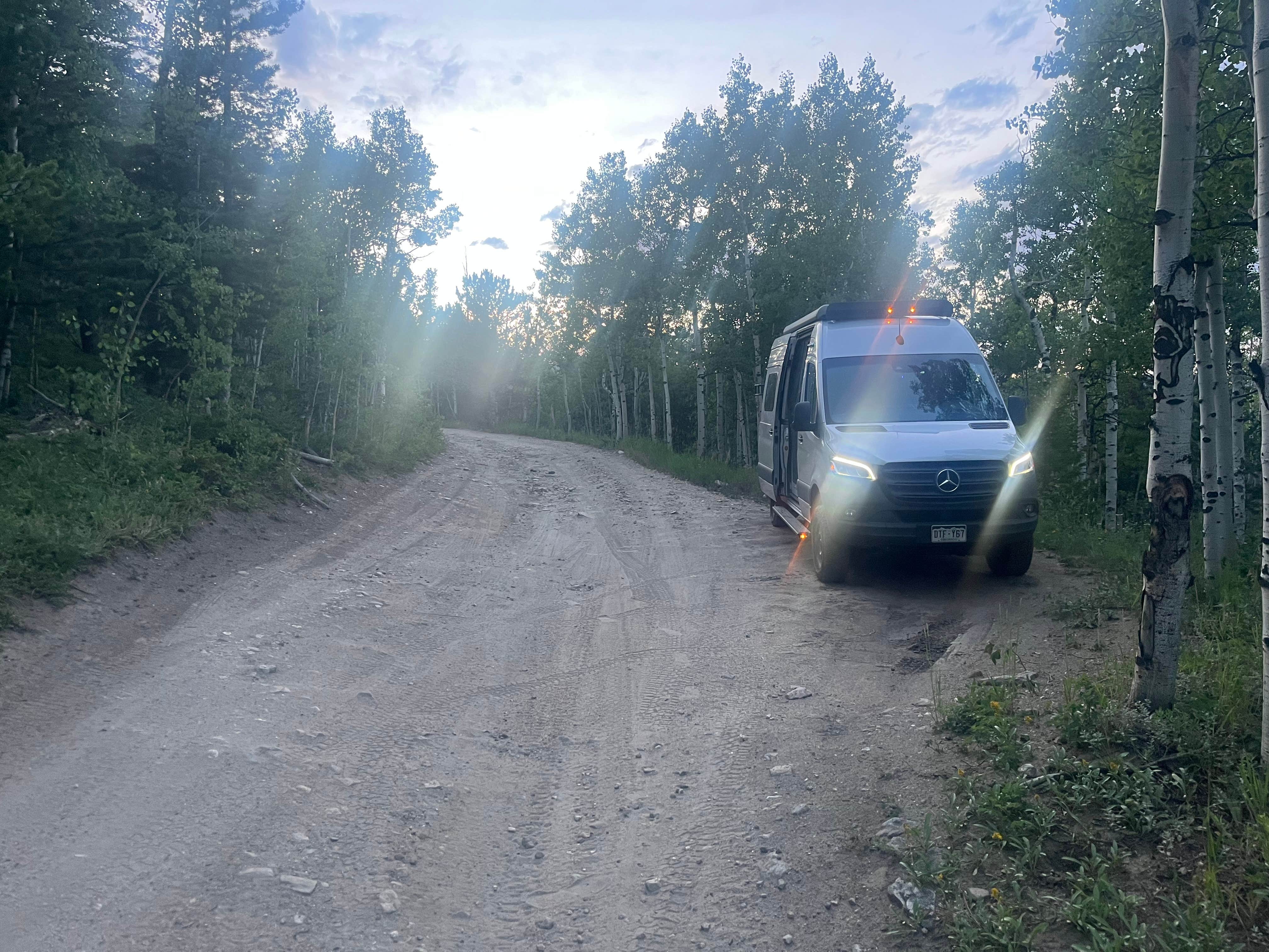 Camping near Hidden Wilderness Roadside Camp #2: Bald Mountain Lane Pull Off, Central City, Colorado