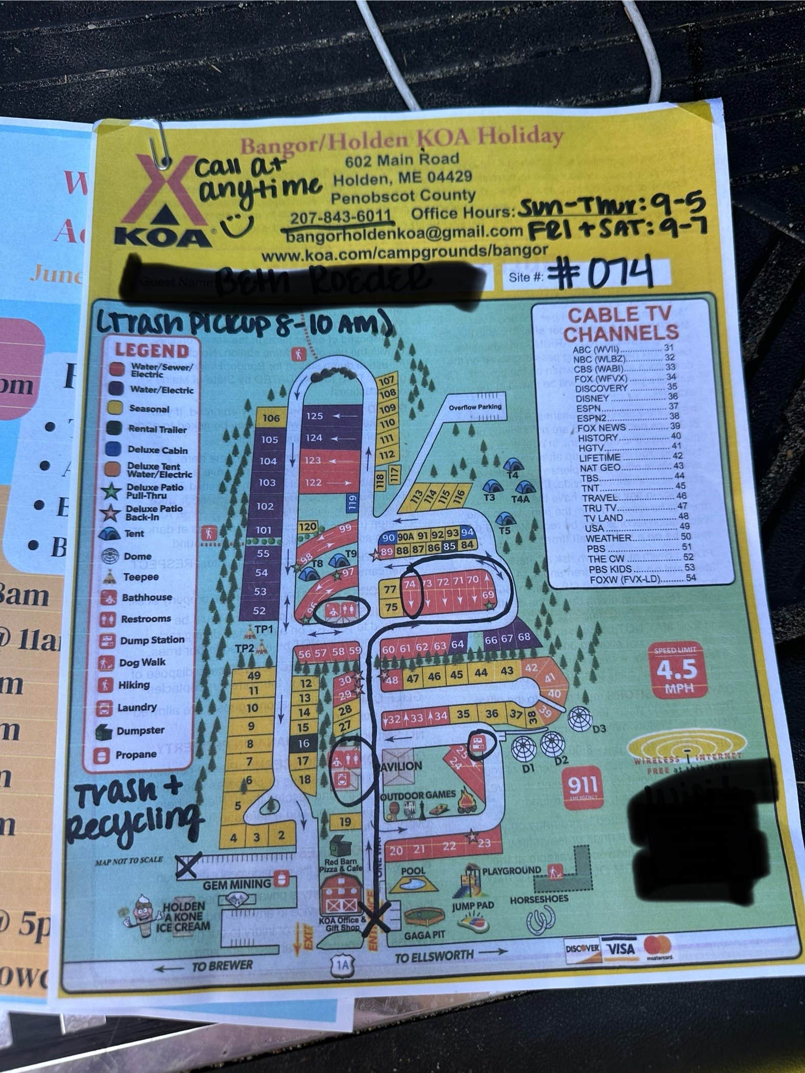 Camper-submitted photo at Bangor Holden KOA near Bangor, ME