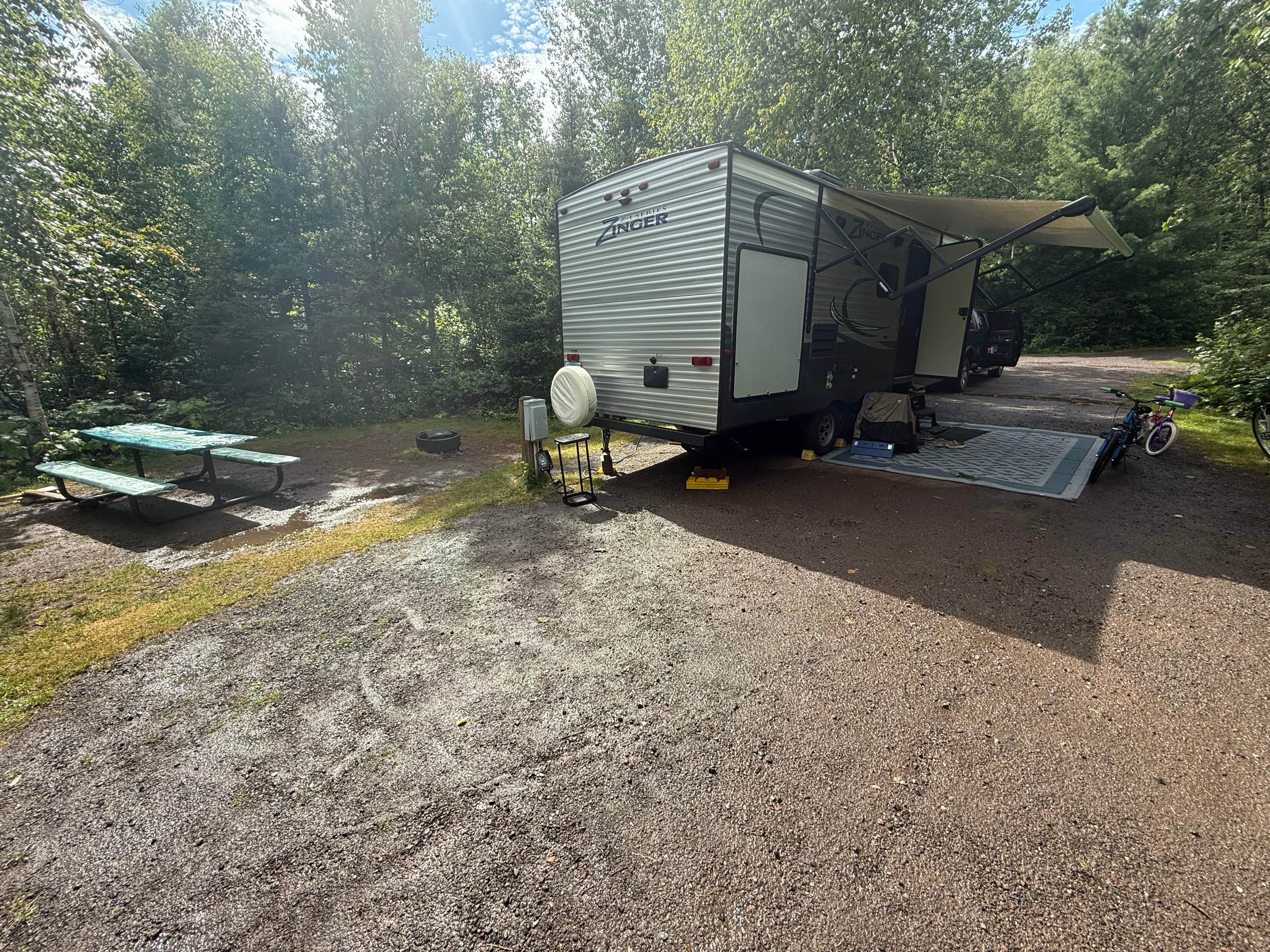 jordan S.'s photo of rv camping at Baptism River Campground — Tettegouche State Park near Beaver Bay, MN
