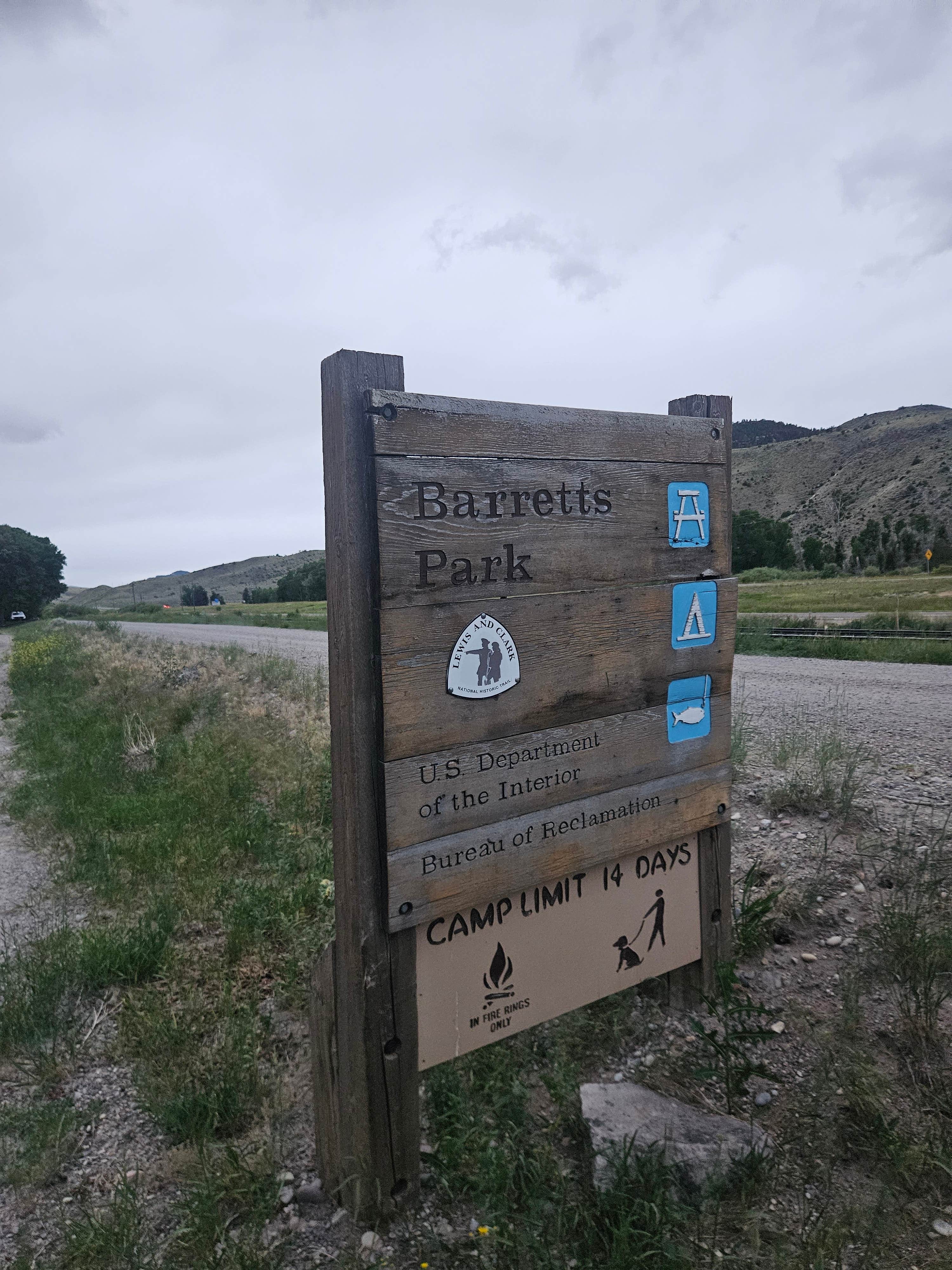 Camper-submitted photo at Barretts Station Park Campground near Dillon, MT