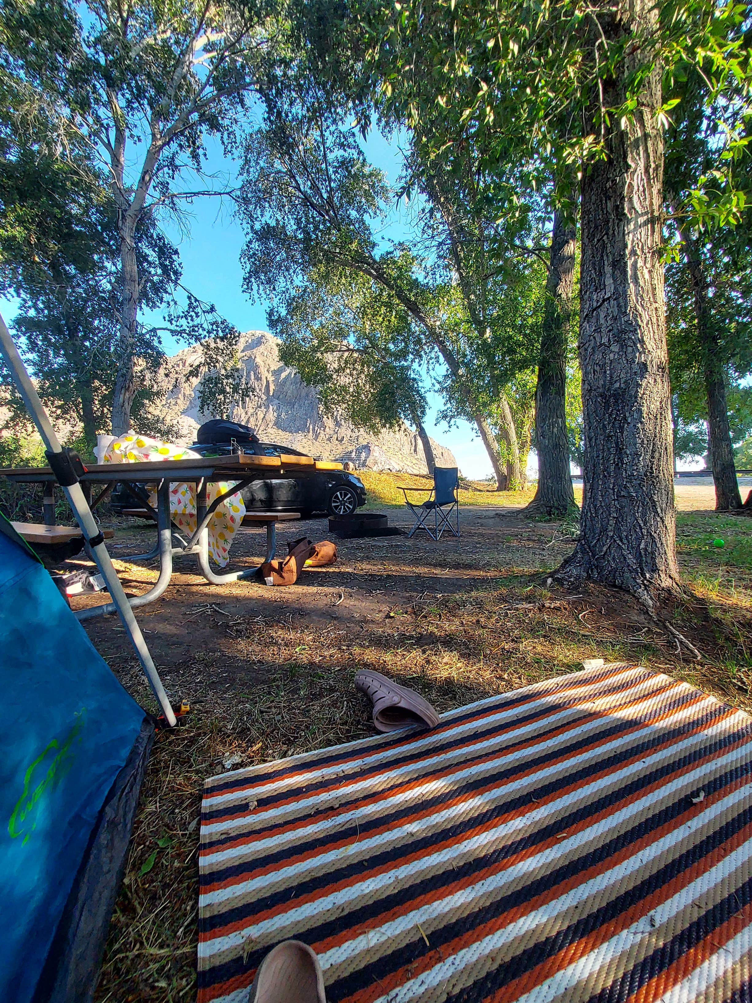 Alyessa L.'s photo of tent camping at Barretts Station Park Campground near Beaverhead-Deerlodge National Forest