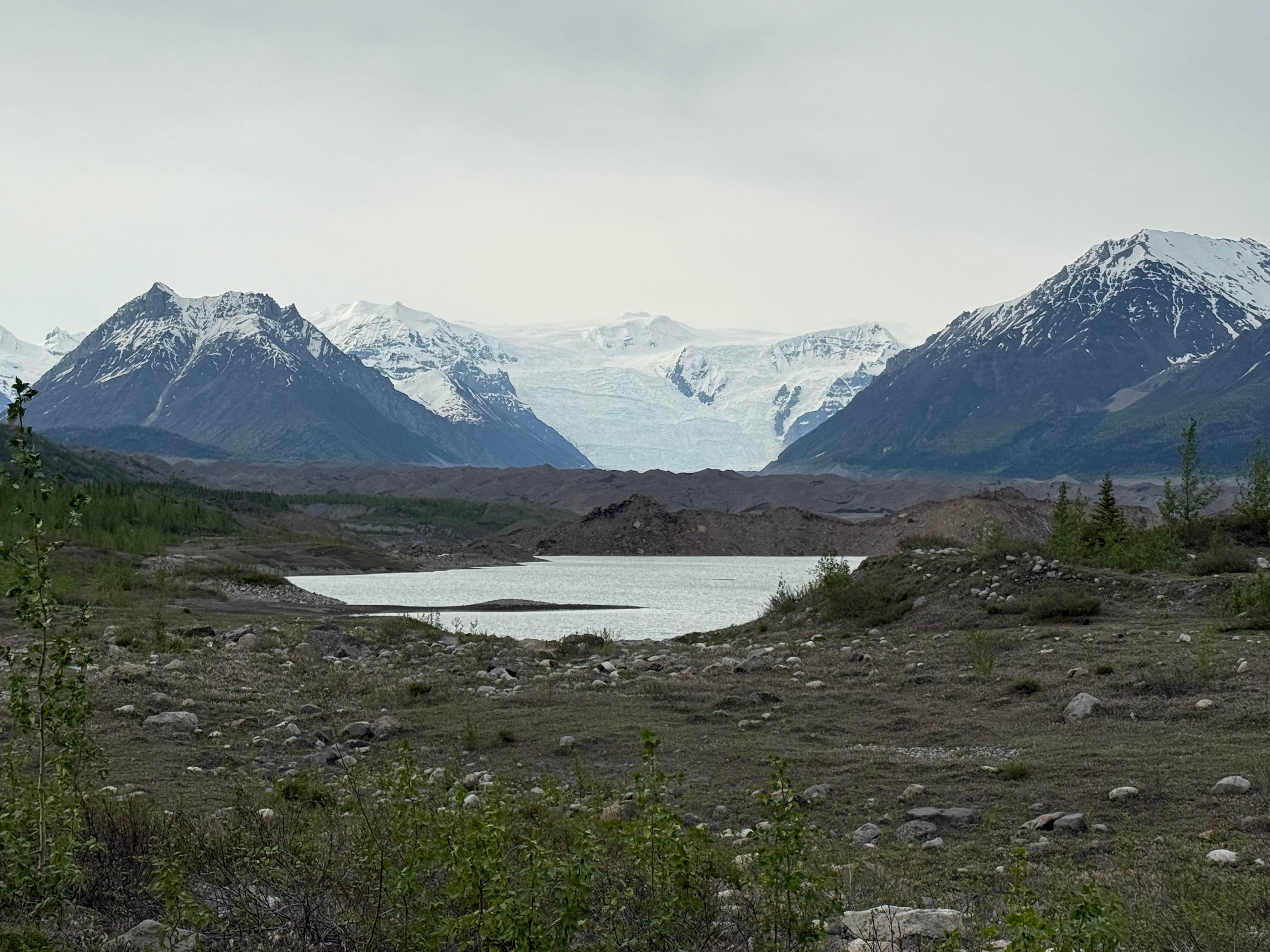 Camping near Base Camp Root Glacier: Base Camp Kennicott, McCarthy, Alaska