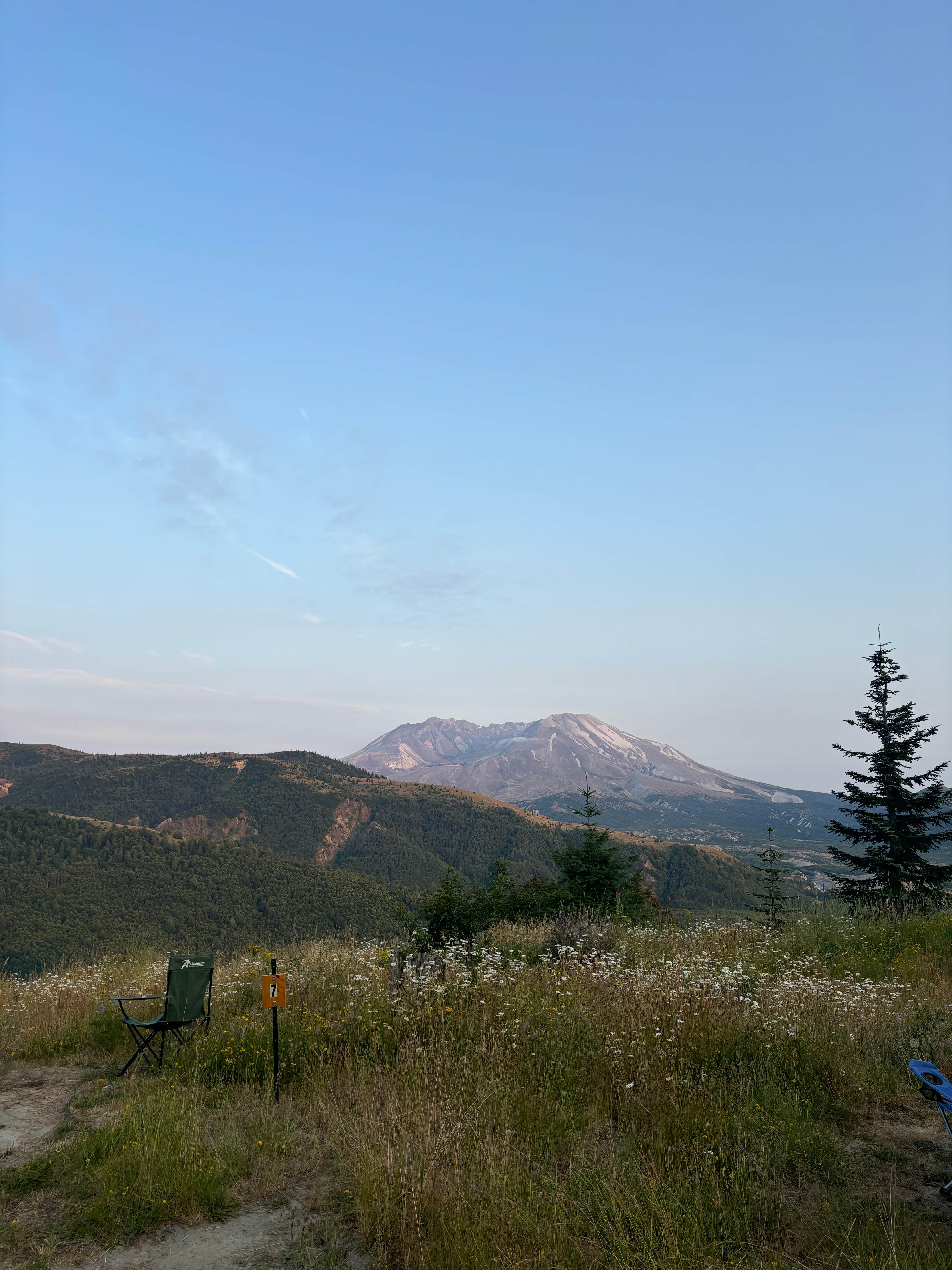 Camper-submitted photo at Base Camp Mt St Helen’s near Cougar, WA