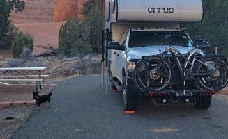 Ursula's photo of camping with pets at Basin Campground — Kodachrome Basin State Park near Cannonville, UT