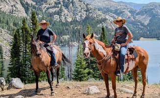 Shannon T.'s photo of camping with a horse at Battle Park Trailhead near Dayton, WY