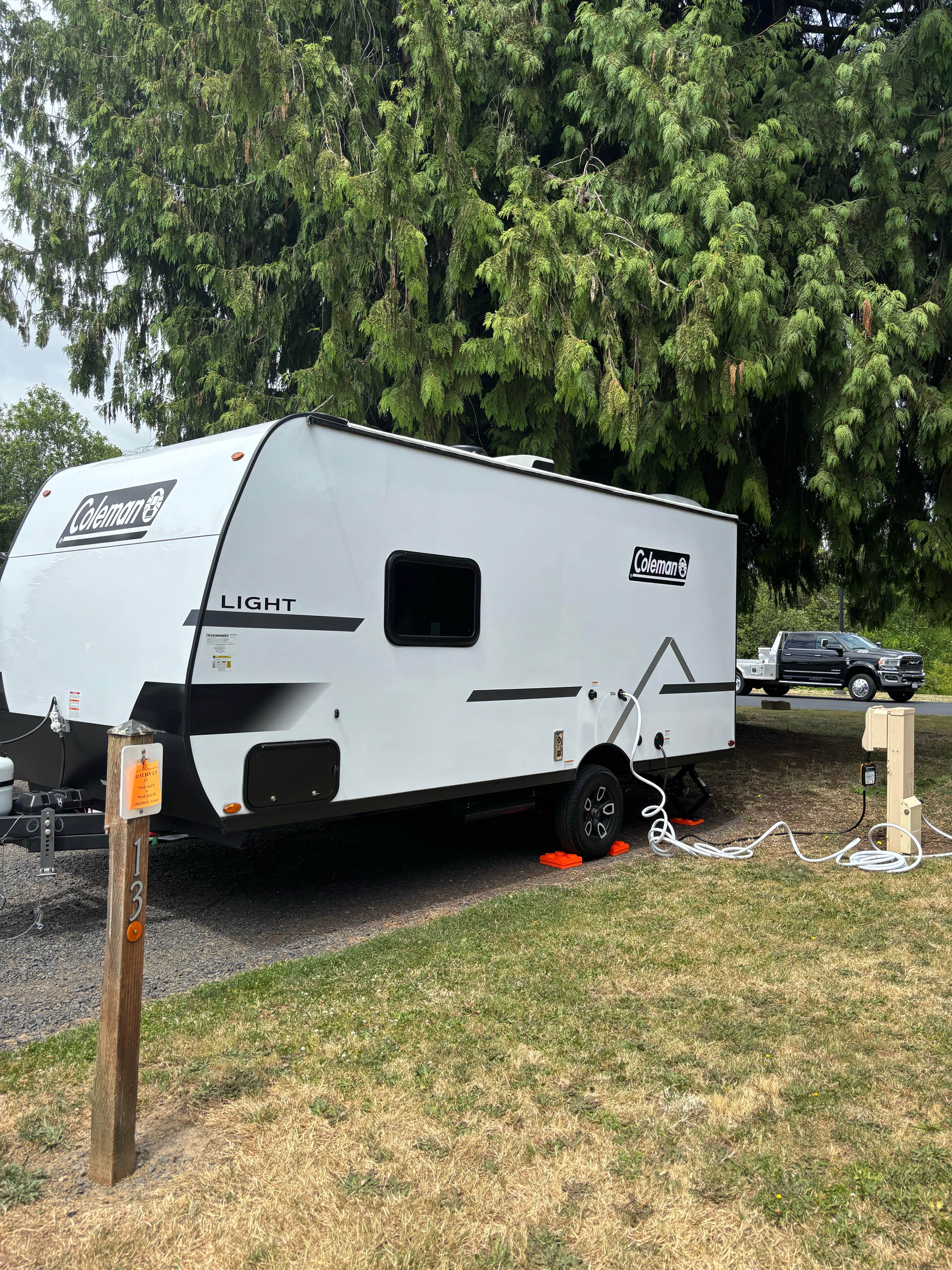 Nicole S.'s photo of rv camping at Bayport RV Park and Campground near Woodland, WA