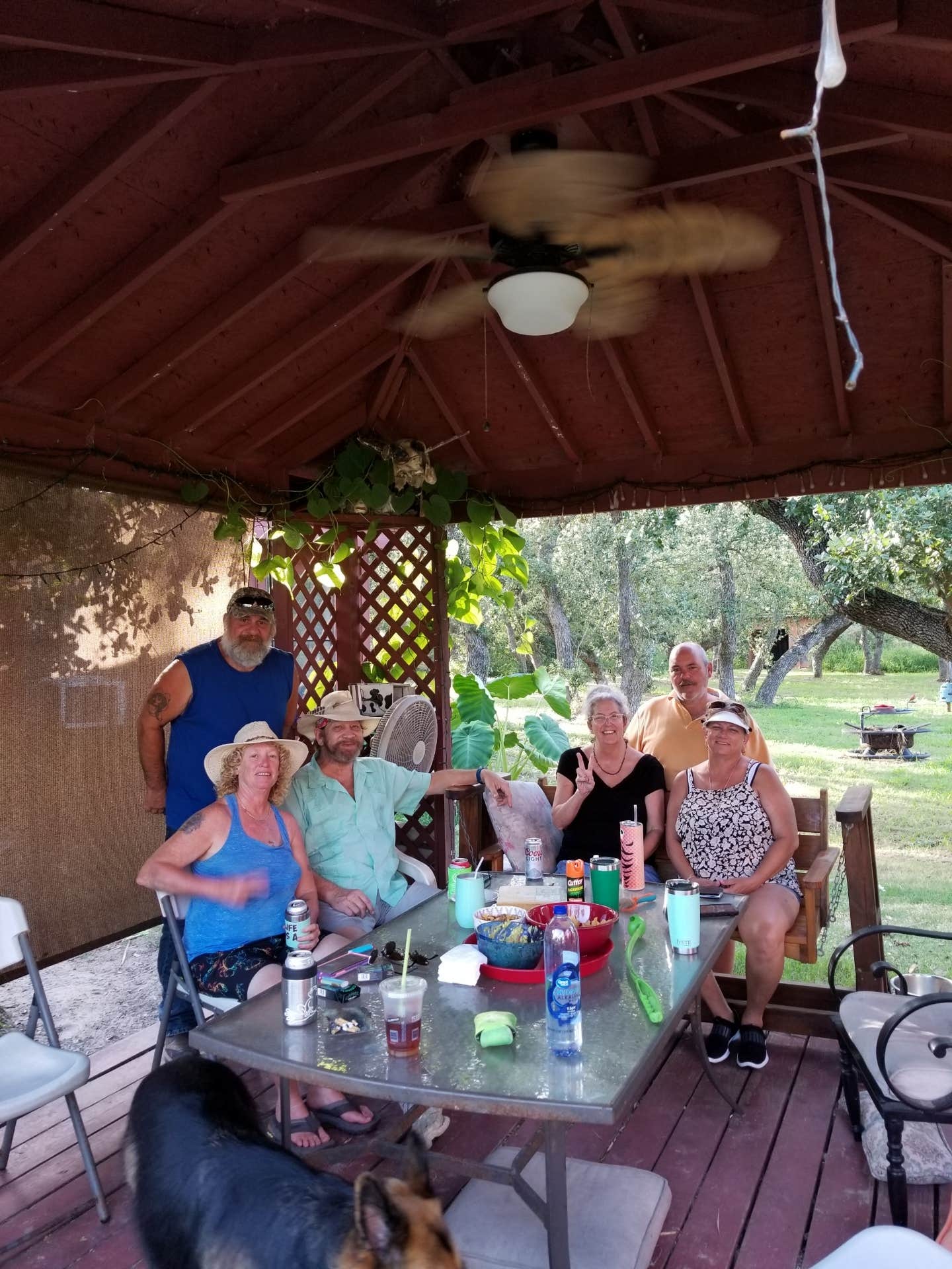 Traci K.'s photo of camping with pets at Bay View RV Resort near Goliad, TX