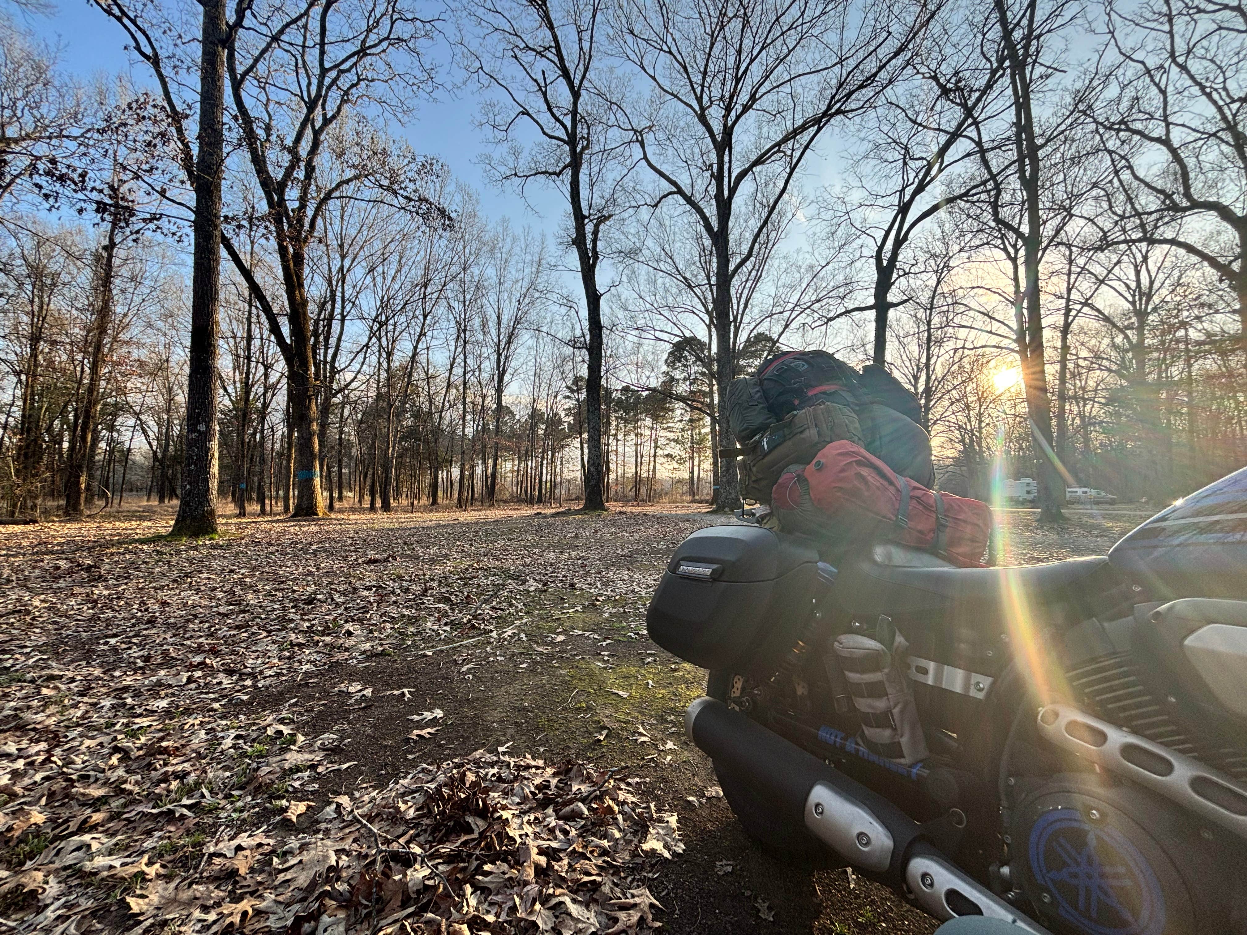 Joseph J.'s photo of a dispersed camping area at Beagle Club Road Pull-Off near Sweet Home, AR
