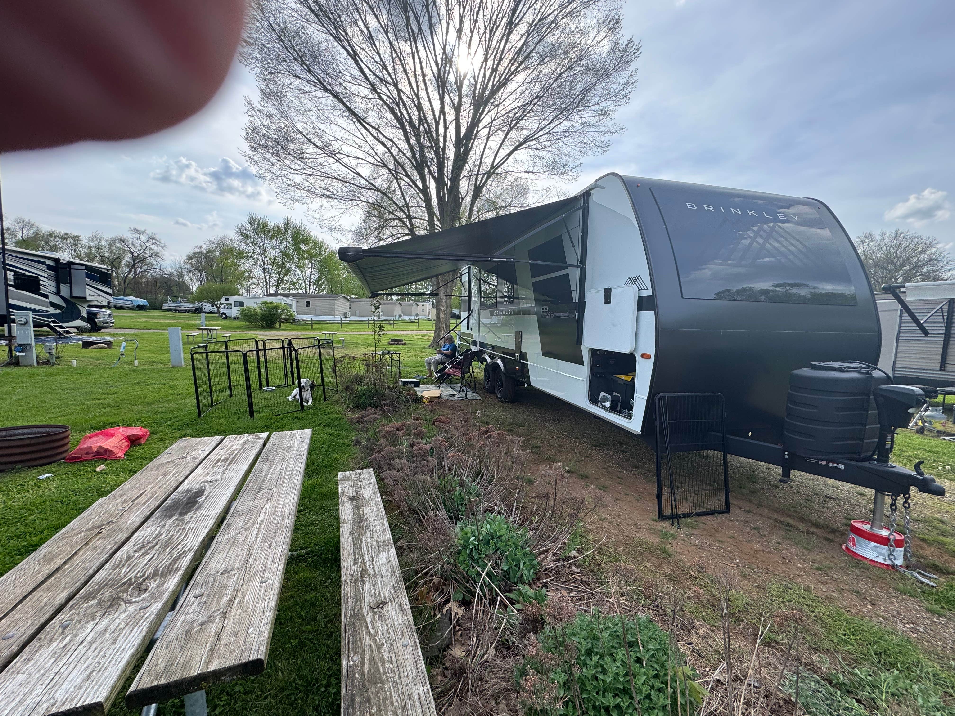 Tonya S.'s photo of rv camping at Thousand Trails Bear Cave near Hartford, MI