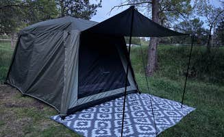 Anri S.'s photo of tent camping at Bear Den Cabins and Camp near Rapid City, SD