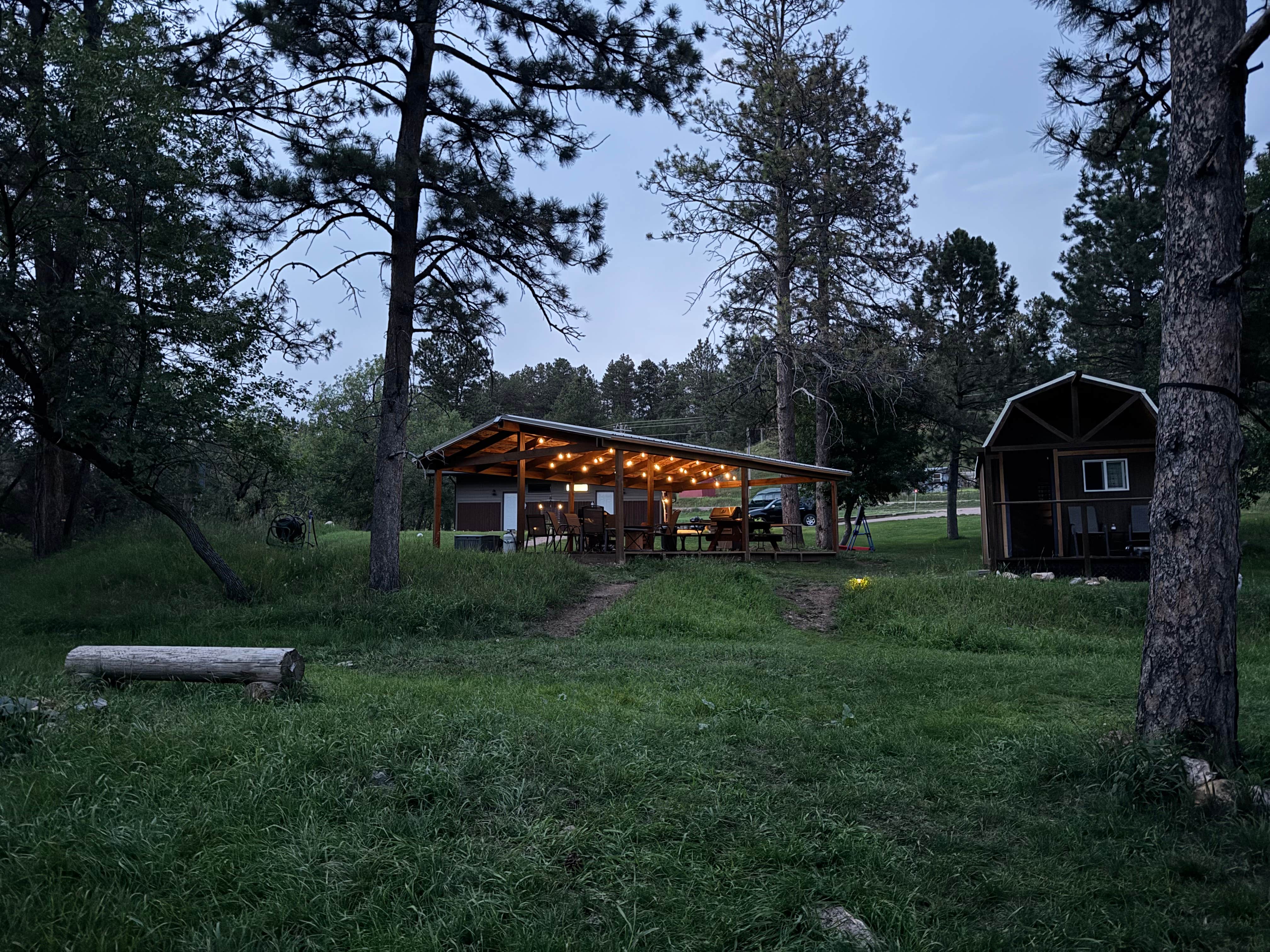 Anri S.'s photo of glamping accommodations at Bear Den Cabins and Camp near Buffalo Gap, SD