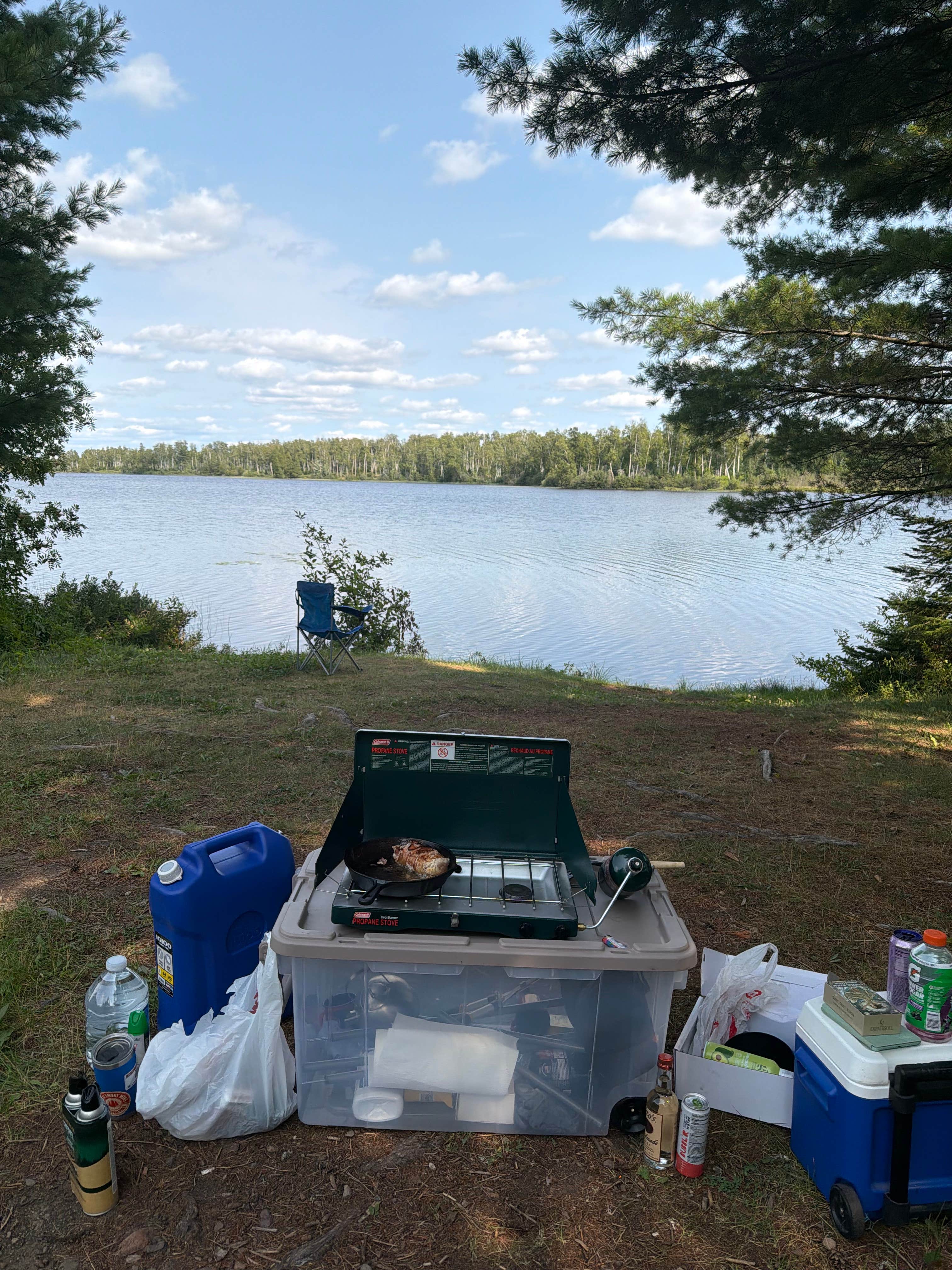 Camper-submitted photo at Bear Lake near Cornucopia, WI
