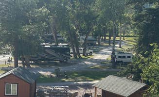 Lisa K.'s photo of a cabin at Bearmouth RV Park near Deer Lodge, MT