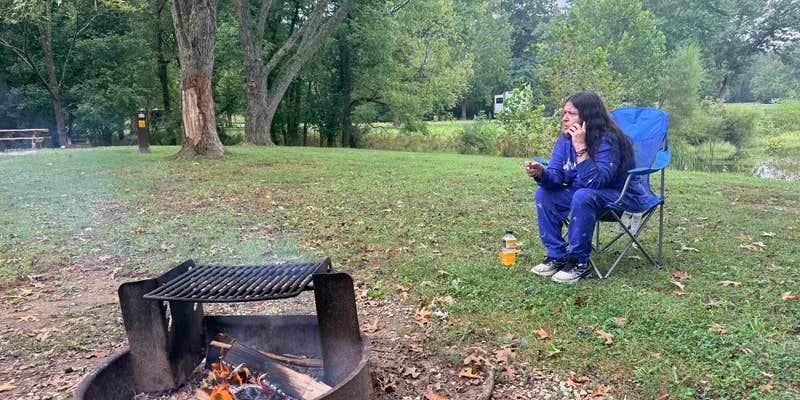 Camper submitted image from Beach Fork Lake Lower Bowen