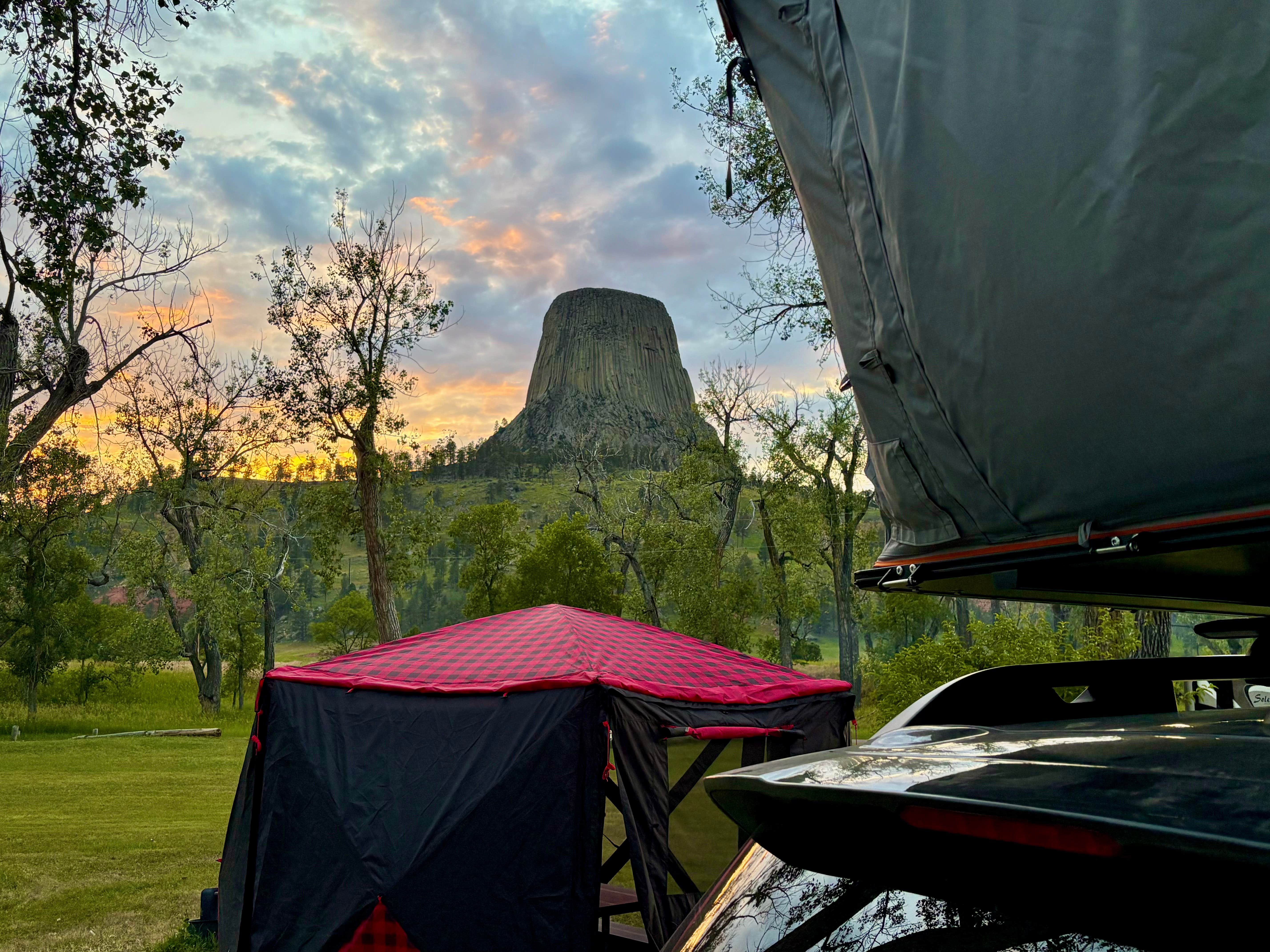 Sanda A.'s photo at Belle Fourche Campground at Devils Tower — Devils Tower National Monument near Gillette, WY
