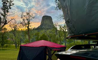 Sanda A.'s photo at Belle Fourche Campground at Devils Tower — Devils Tower National Monument near Devils Tower National Monument