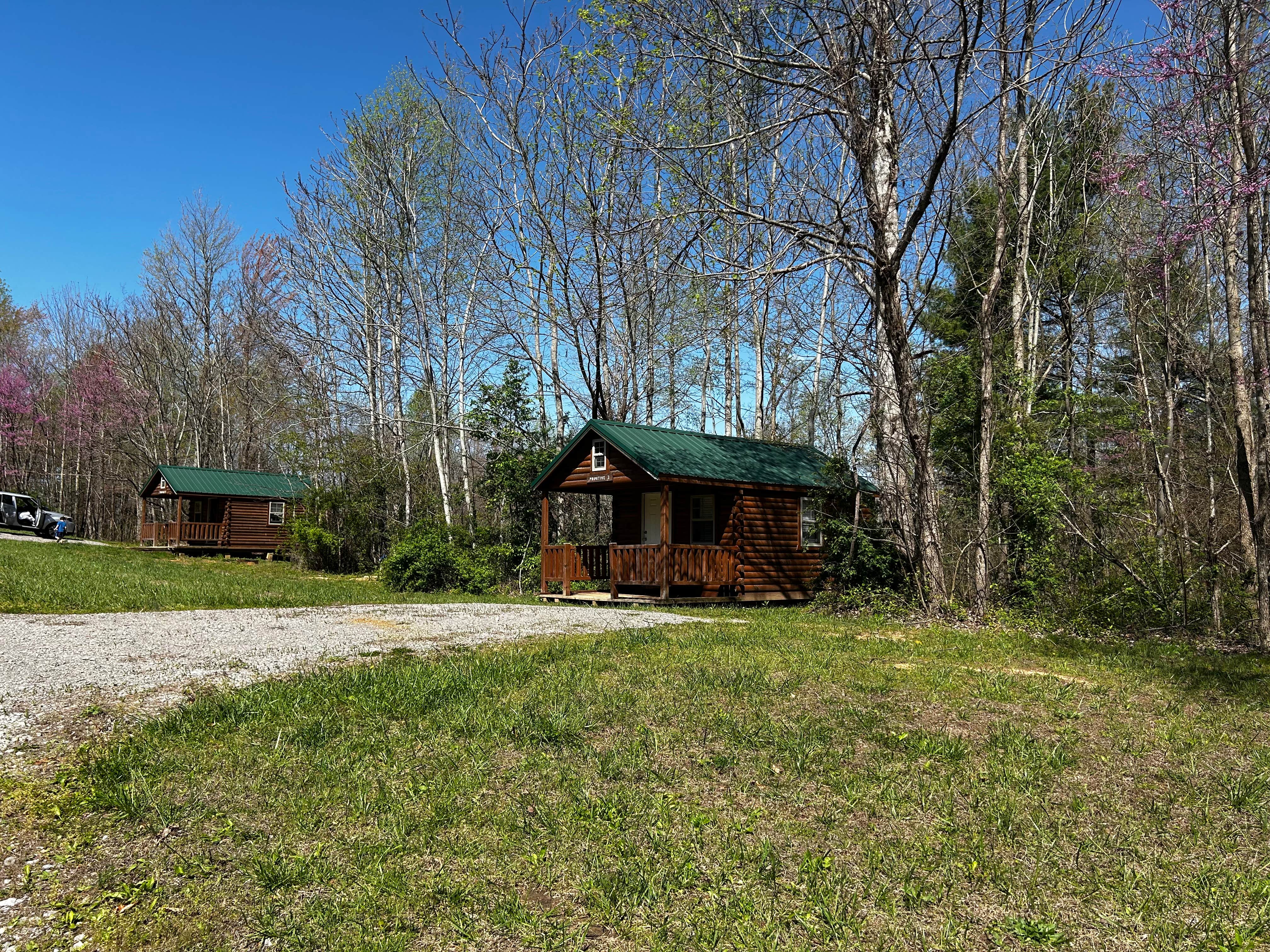 Angela C.'s photo of glamping accommodations at Spacious Skies Belle Ridge near Jamestown, TN