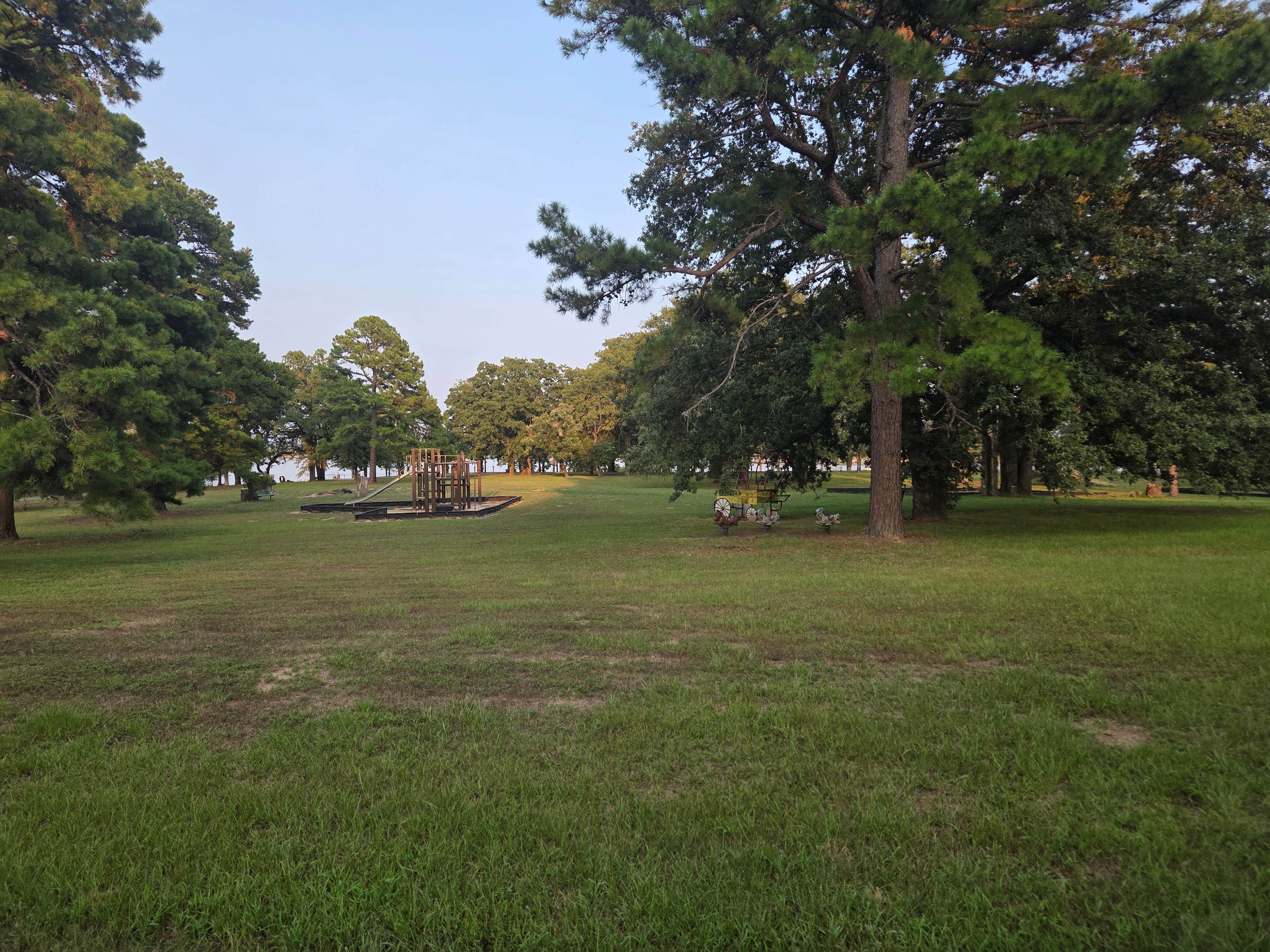 John R.'s photo of camping with pets at Belle Starr Park Campground near Eufaula Lake