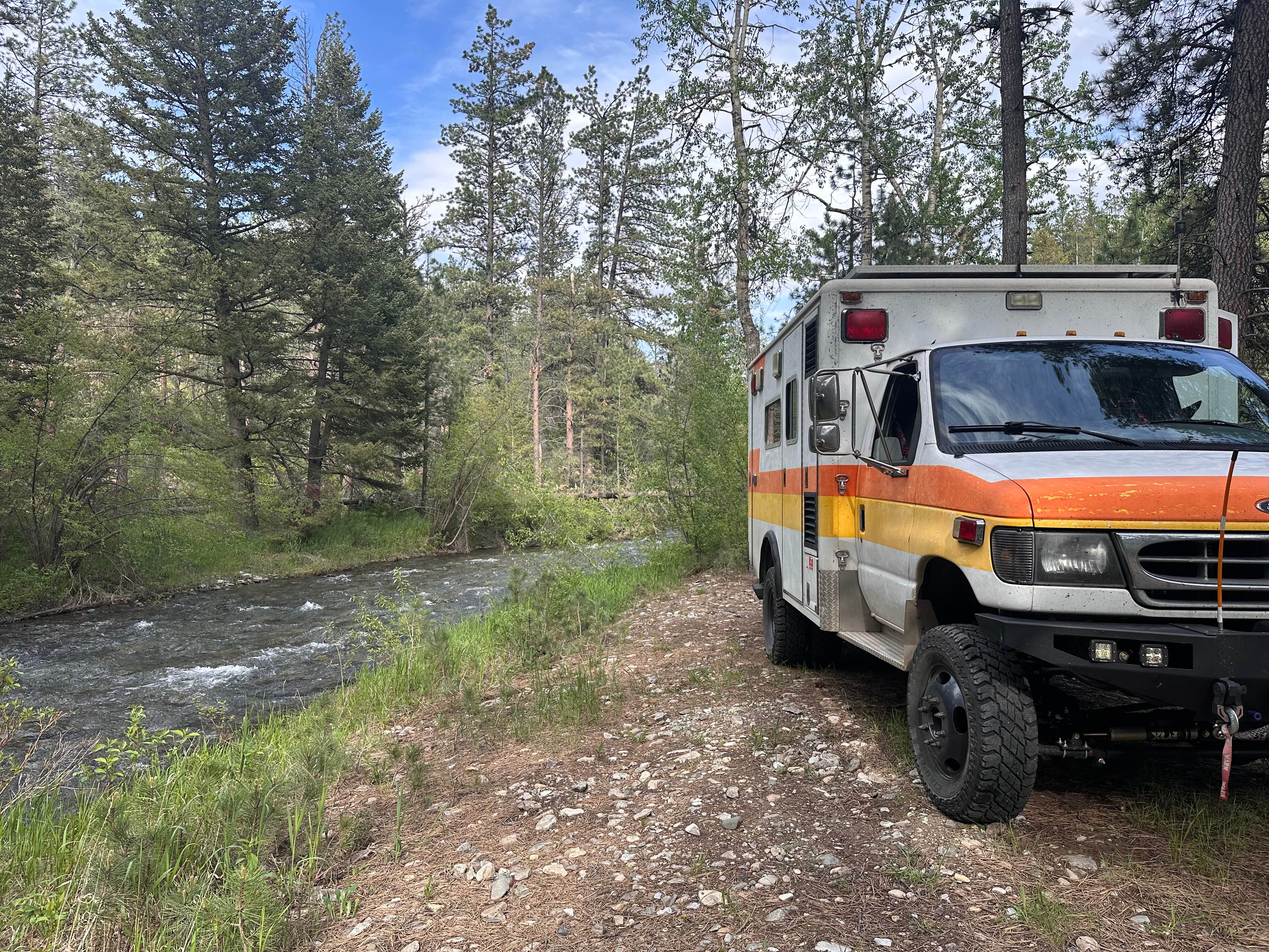 Camper-submitted photo at Belt Creek on Hughesville Road near Stanford, MT