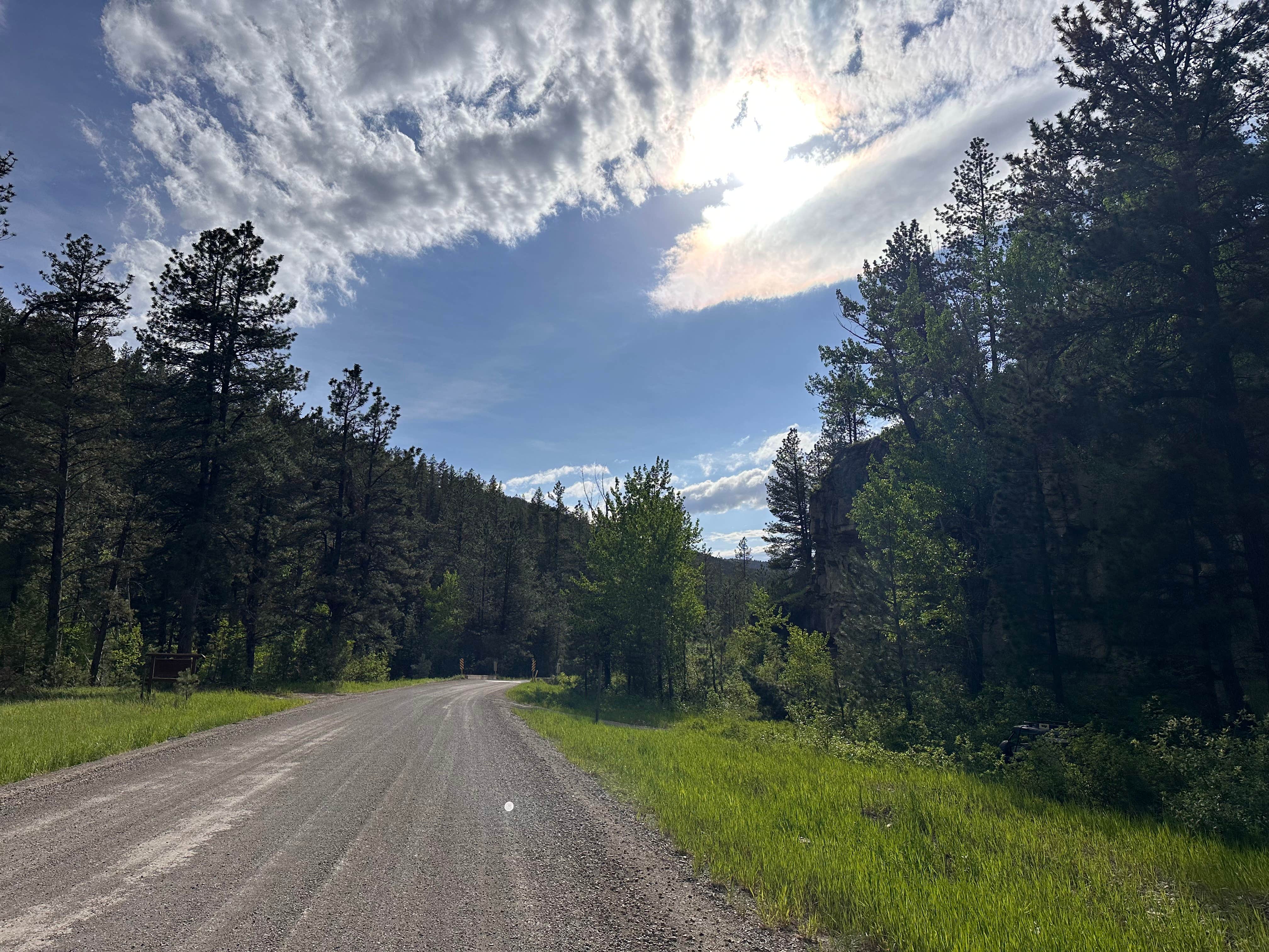 StaceeQ  Q.'s photo of a dispersed camping area at Belt Creek on Hughesville Road near Black Eagle, MT