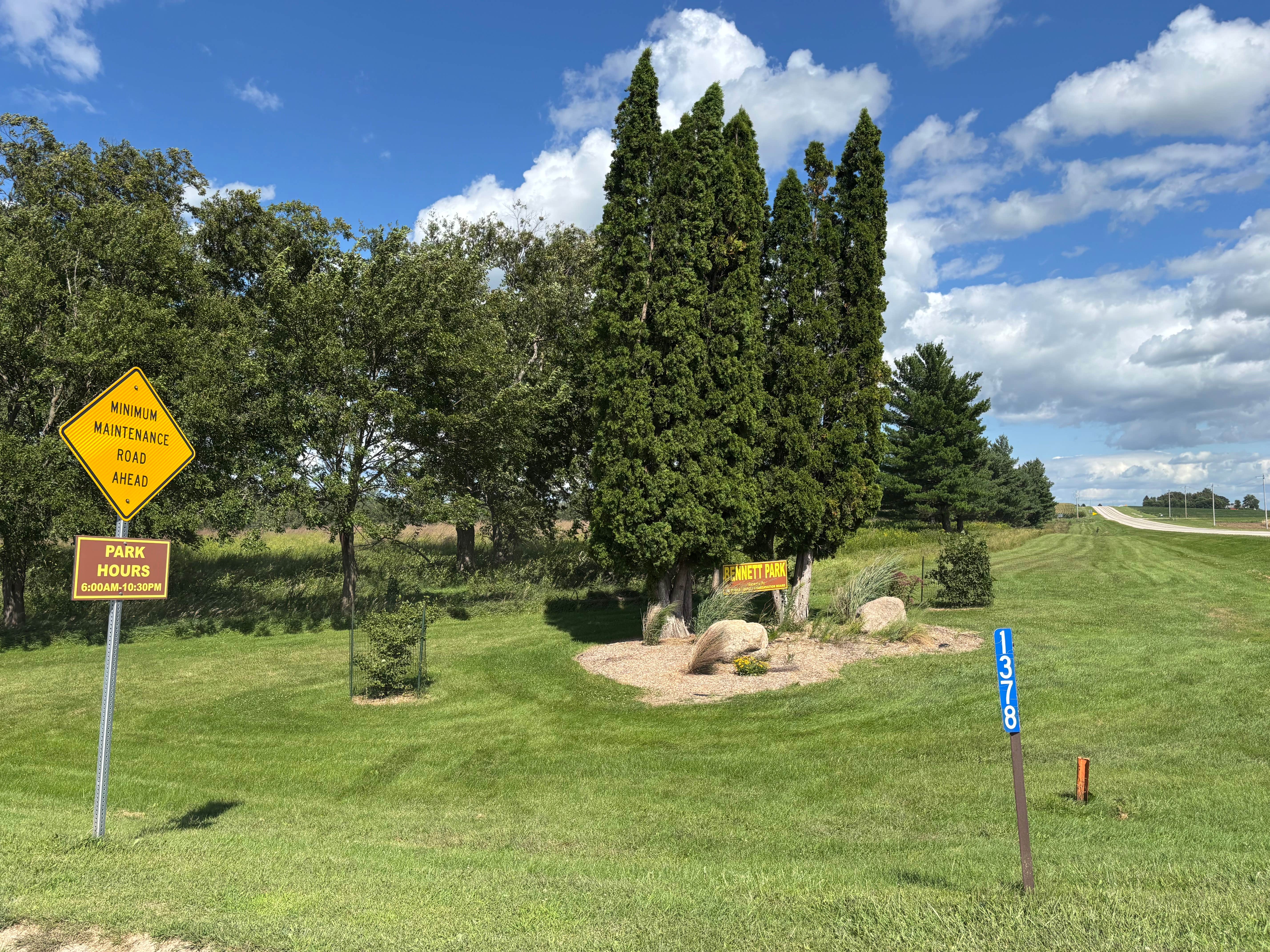 Camper-submitted photo at Bennett Park near Wheatland, IA