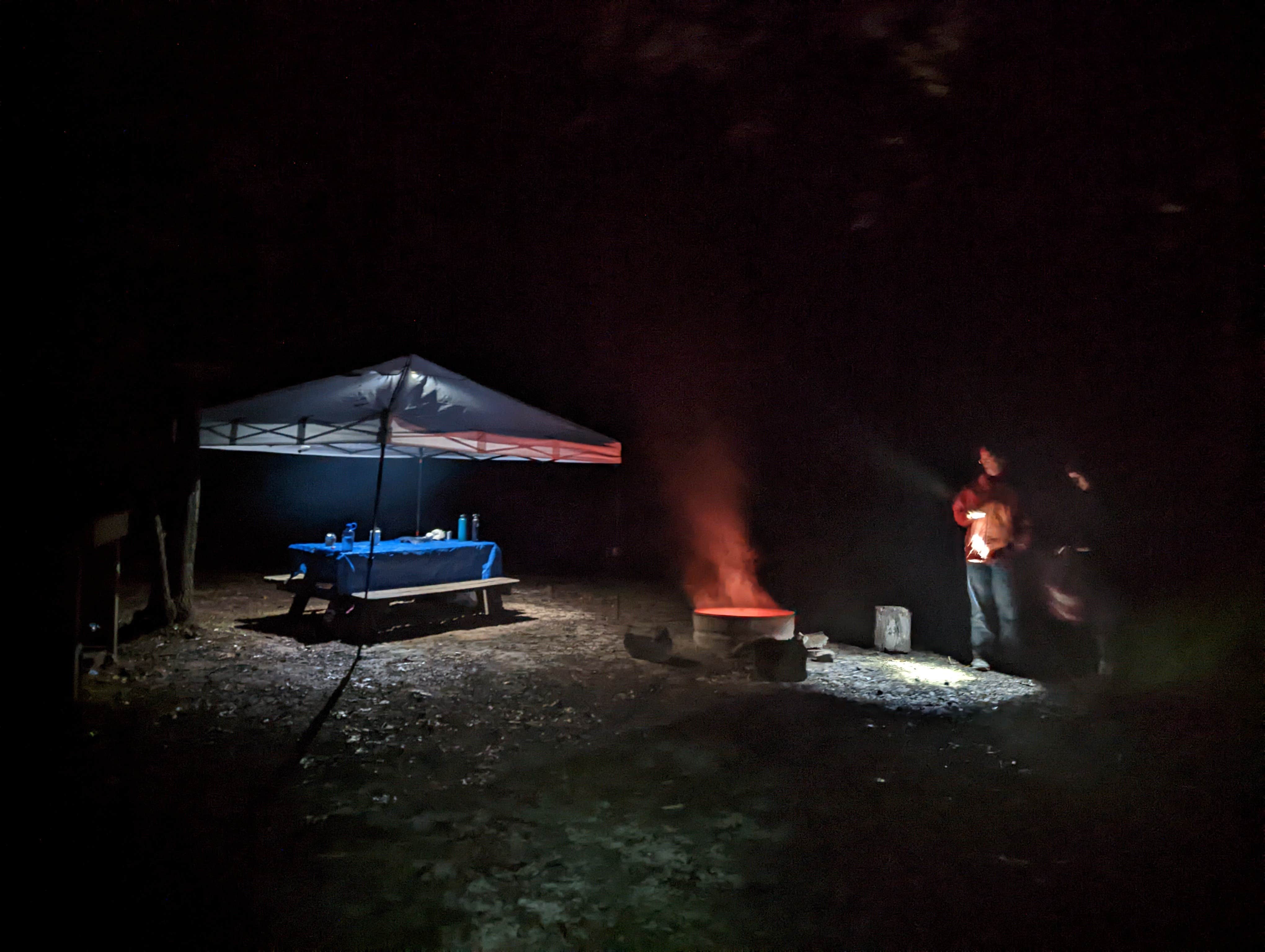 Emily M.'s photo of tent camping at Benton's on the Baileys near Logan, OH