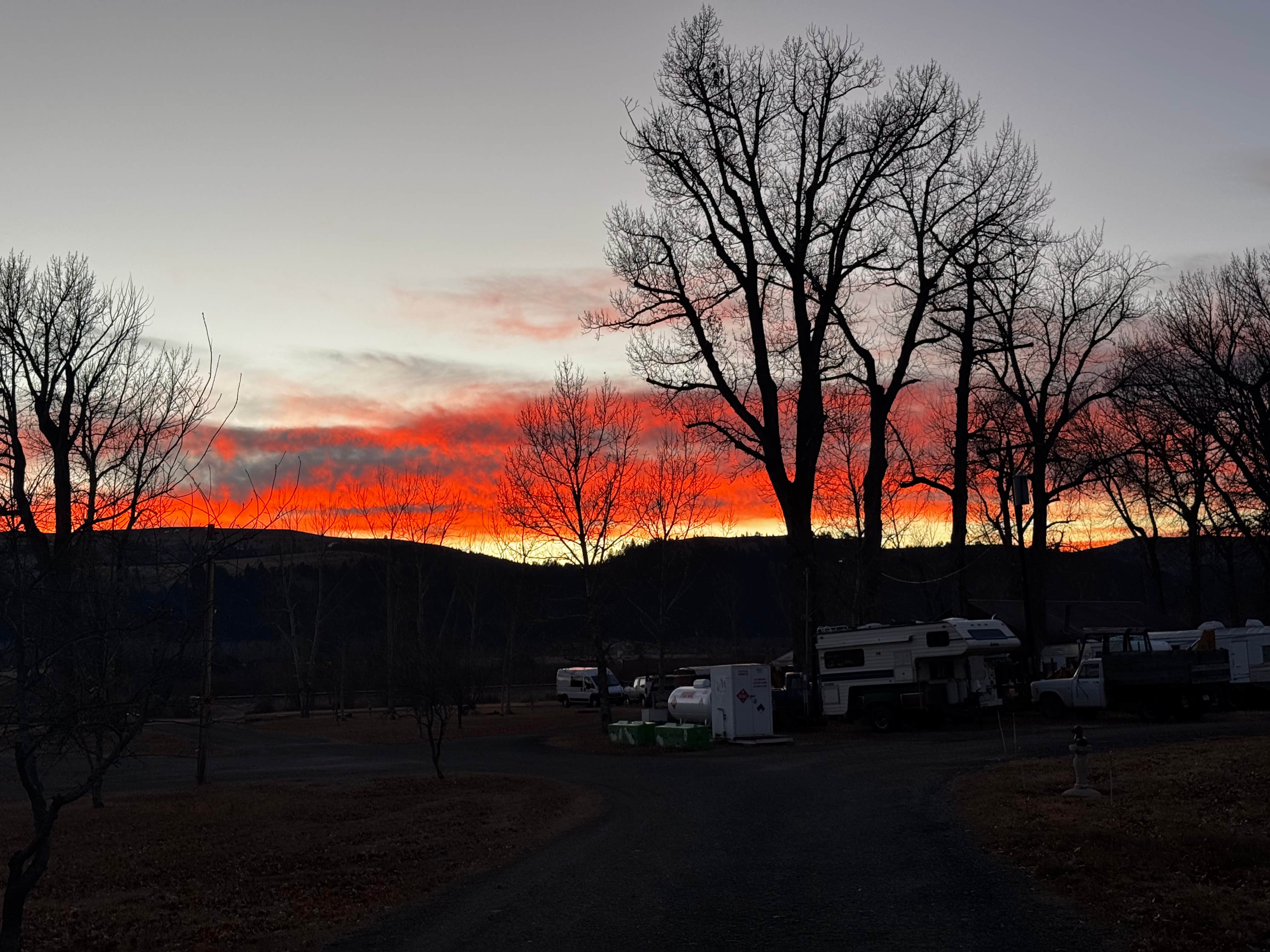 Gopi krishna V.'s photo of rv camping at Bernie & Sharons Riverfront RV Park near Elliston, MT