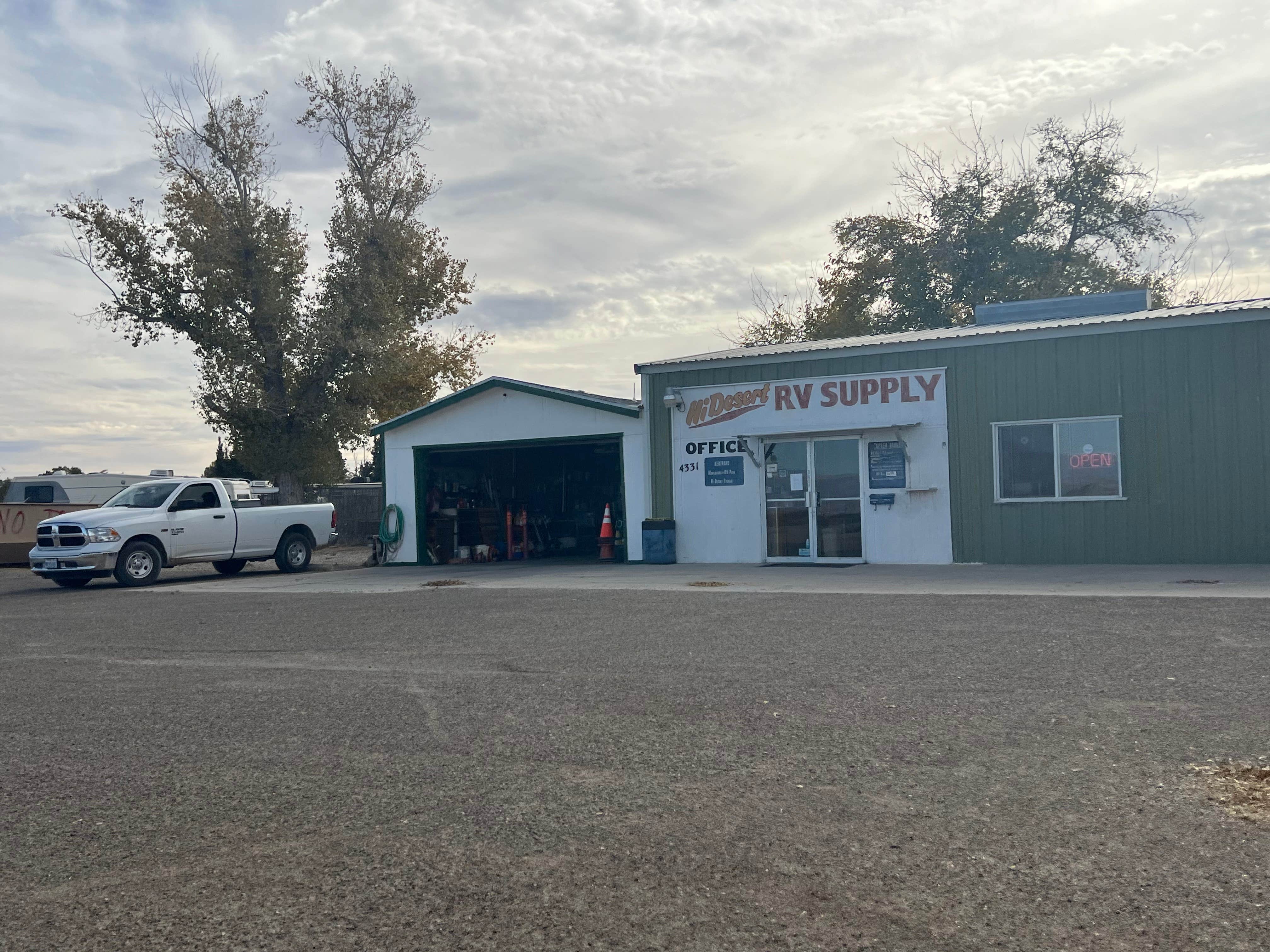 Camper-submitted photo at Bertrand's High Desert Mobile Home & RV Park near Onyx, CA