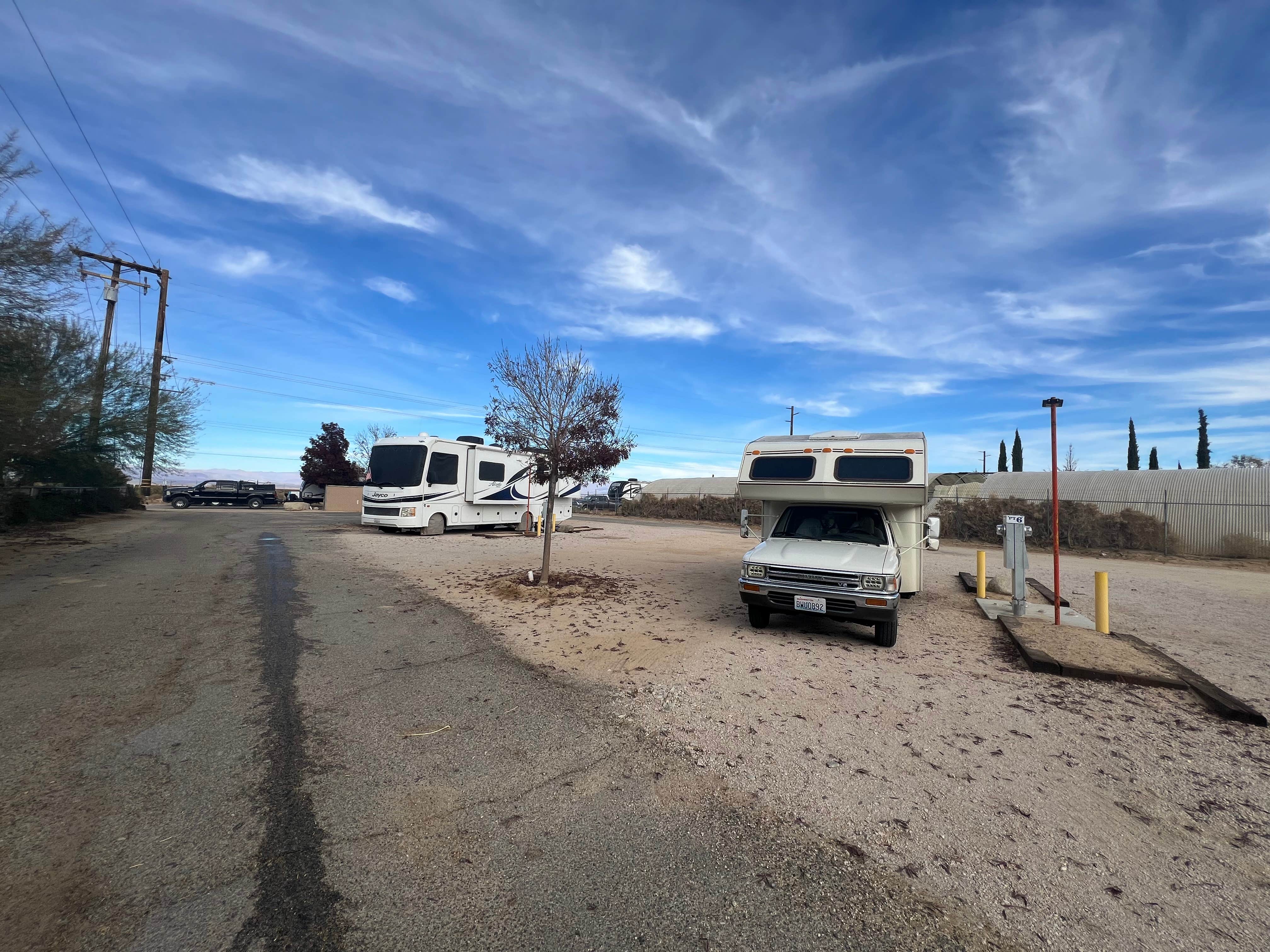 Camper-submitted photo at Bertrand's High Desert Mobile Home & RV Park near Onyx, CA