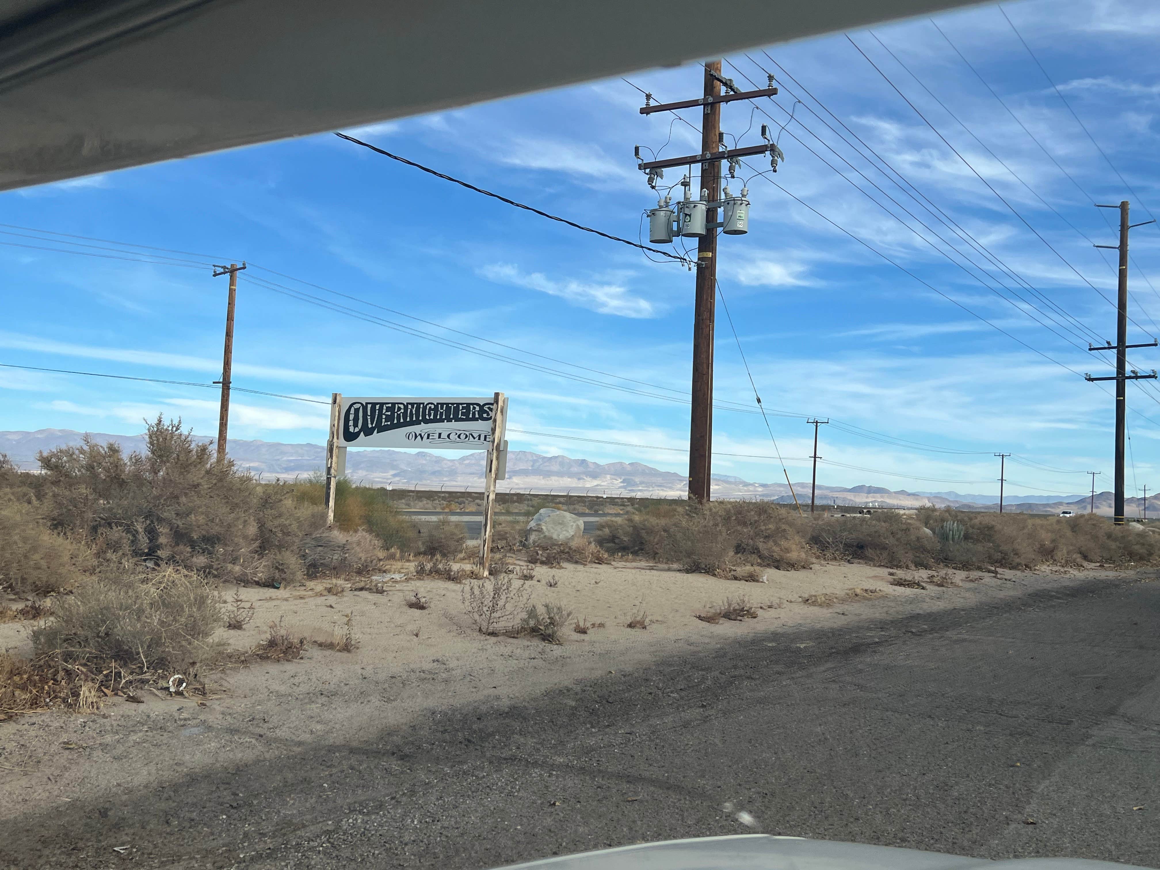Camper-submitted photo at Bertrand's High Desert Mobile Home & RV Park near Onyx, CA