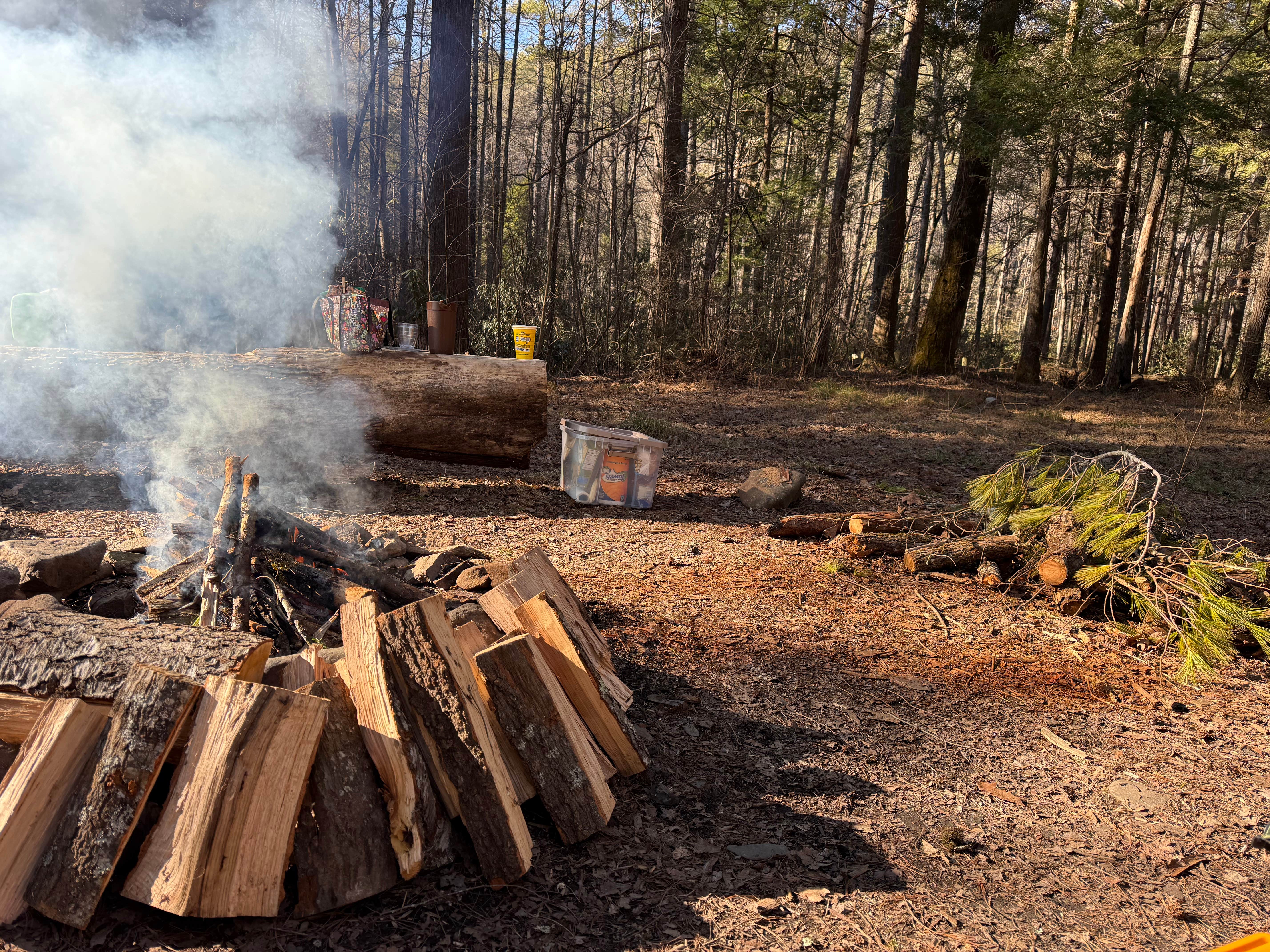Camper-submitted photo at Big Creek Primitive Camping Area near Athens, TN