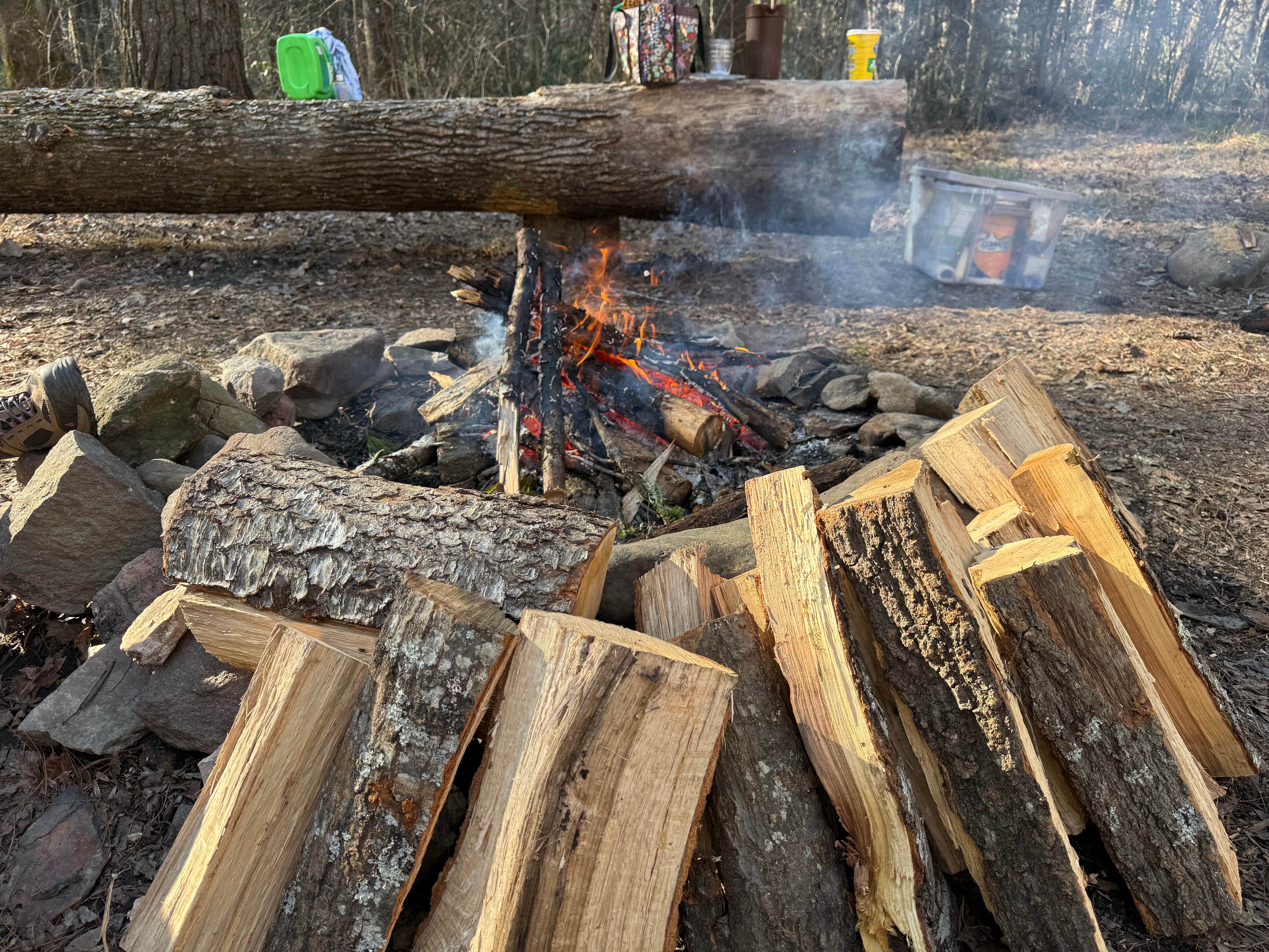 Camper-submitted photo at Big Creek Primitive Camping Area near Athens, TN