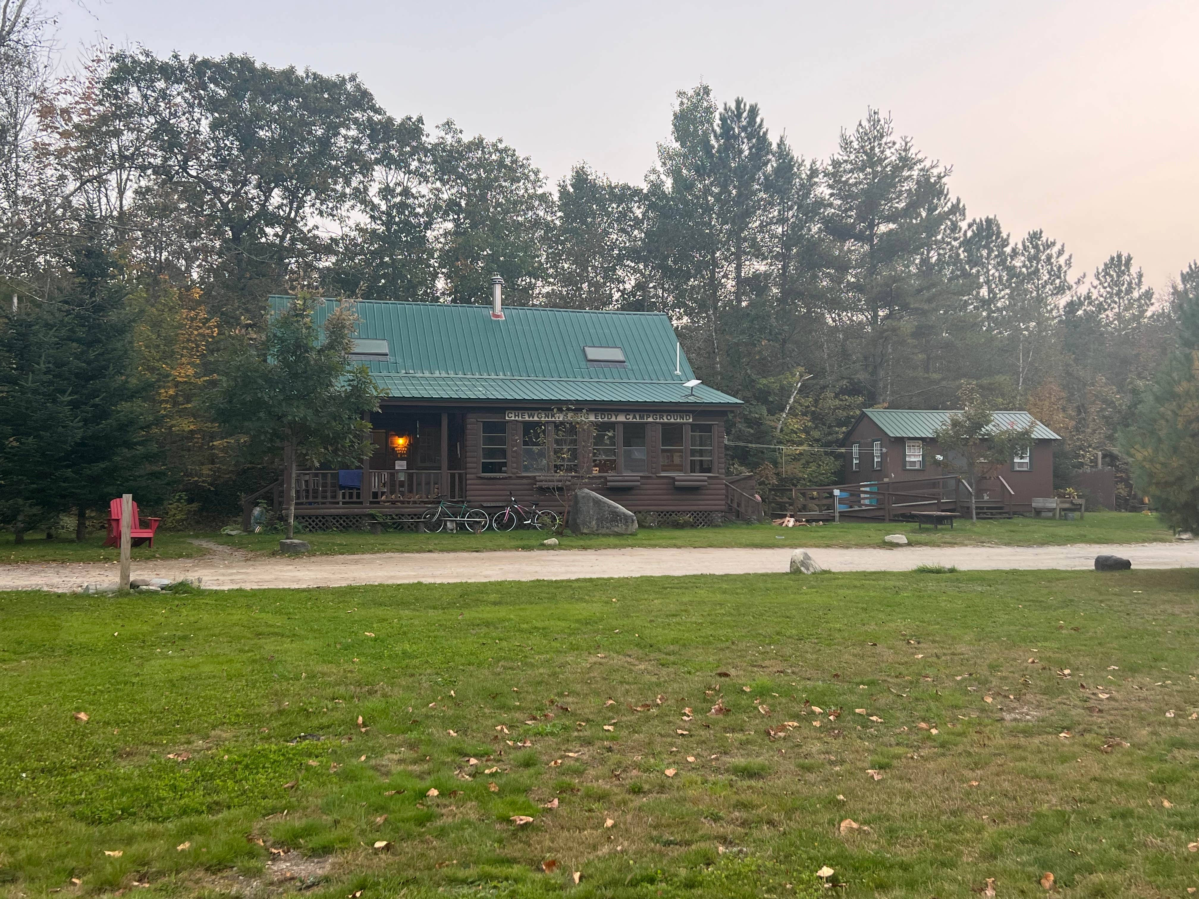 Zach P.'s photo of a cabin at Big Eddy Cabins & Campground near Greenville, ME