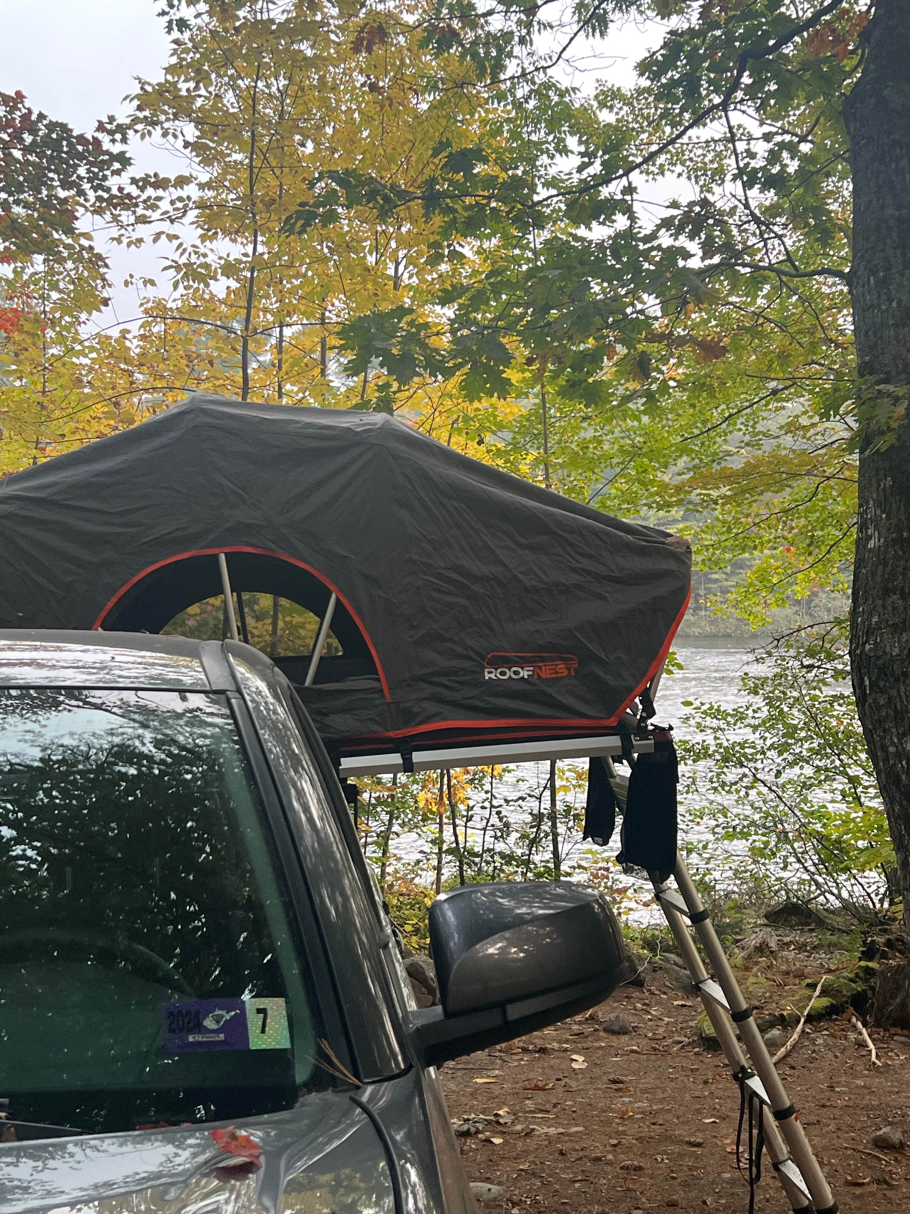 Camping near Pine Stream Campsite on the W. Penobscot River: Big Eddy Cabins & Campground, Frenchtown, Maine