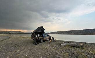 John H.'s photo of camping with pets at Big Horn NRC Dispersed SR near Frannie, WY