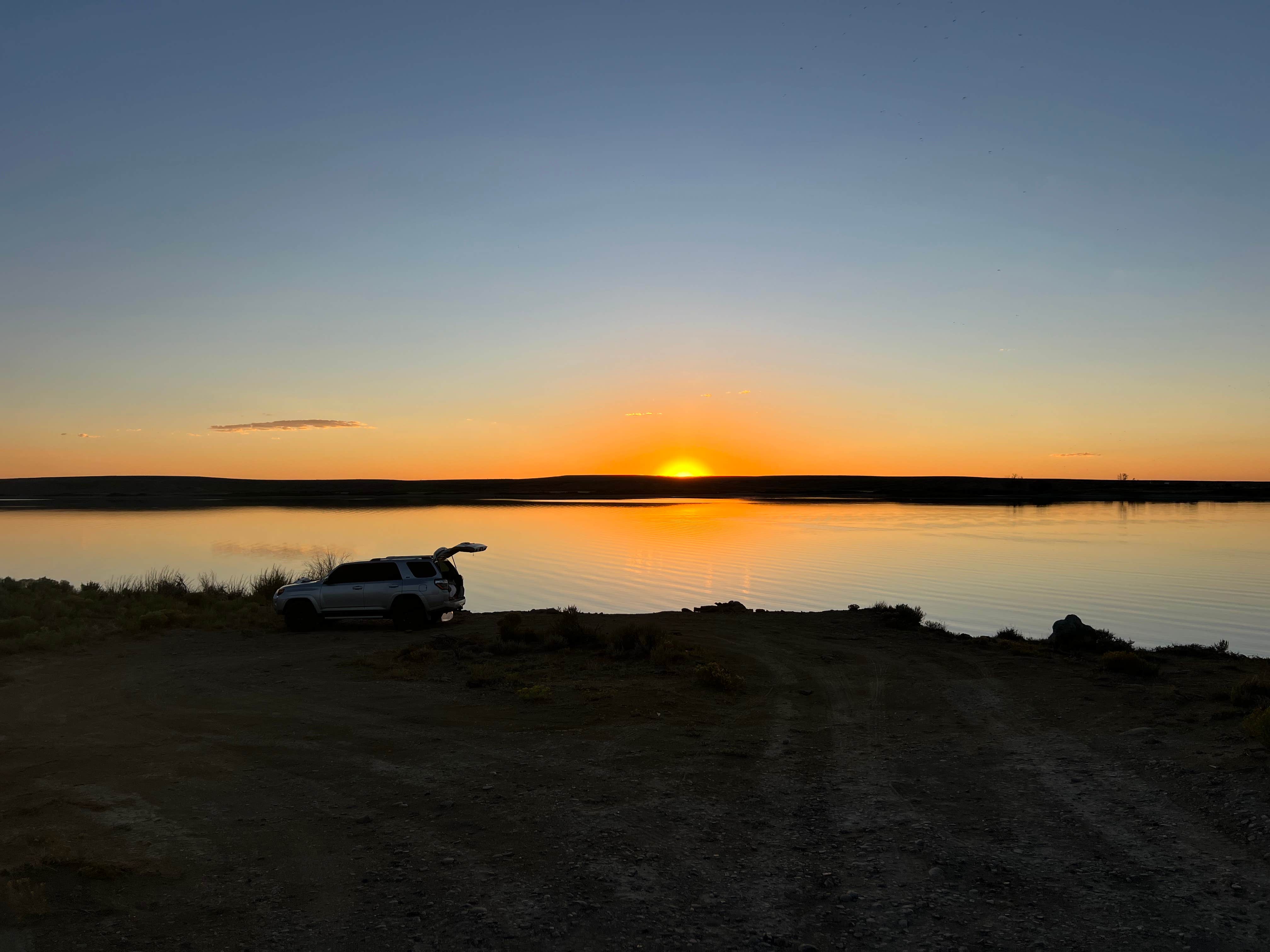 Camper-submitted photo at Big Sandy Dam and Reservoir near Farson, WY