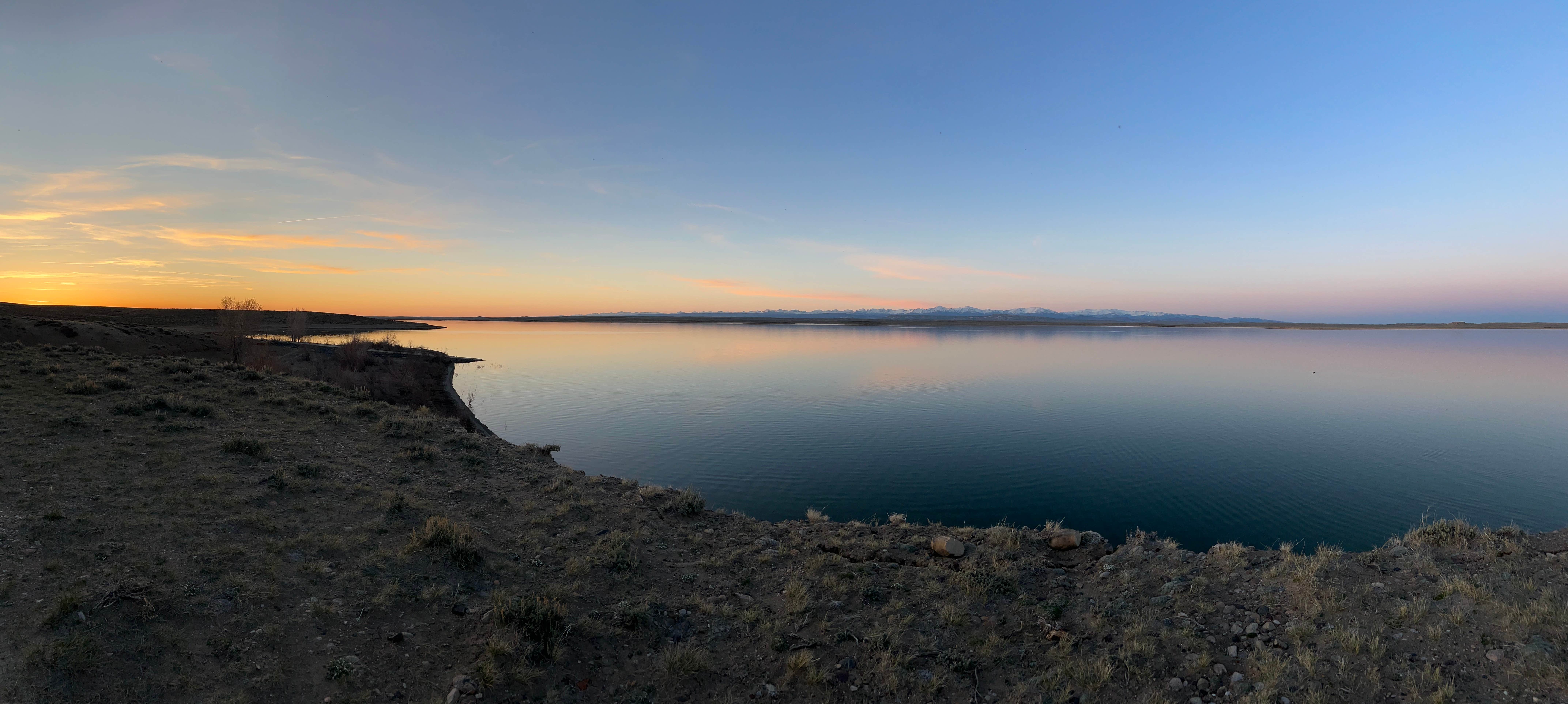 Ursula's photo of a dispersed camping area at Big Sandy Reservoir near Boulder, WY
