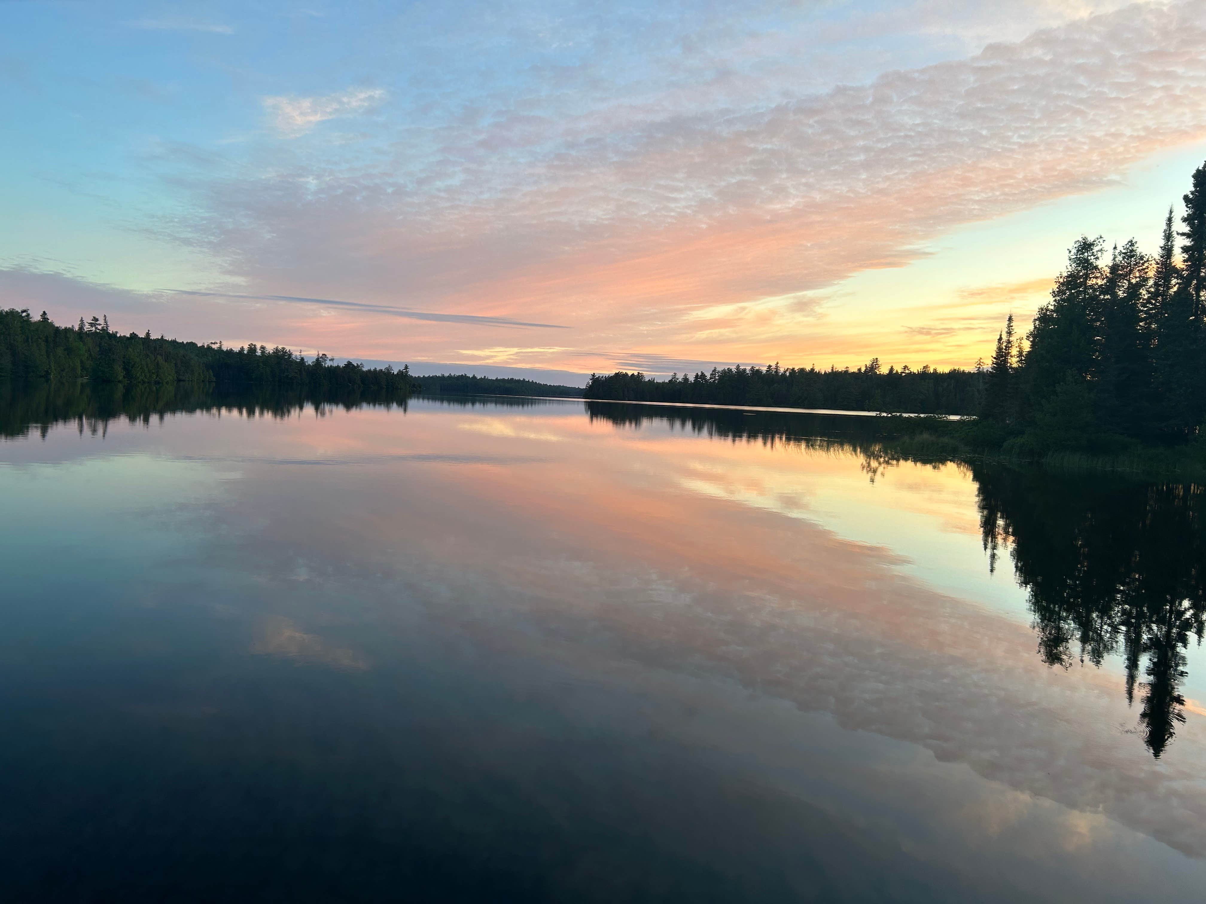 Camping near South Arm Knife Lake: Birch Lake Campsite, Winton, Minnesota