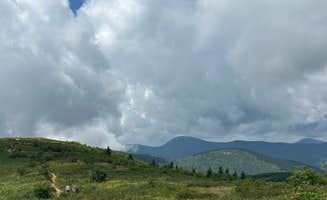Celine T.'s photo of a dispersed camping area at Black Balsam Knob - Dispersed Camping in North Carolina