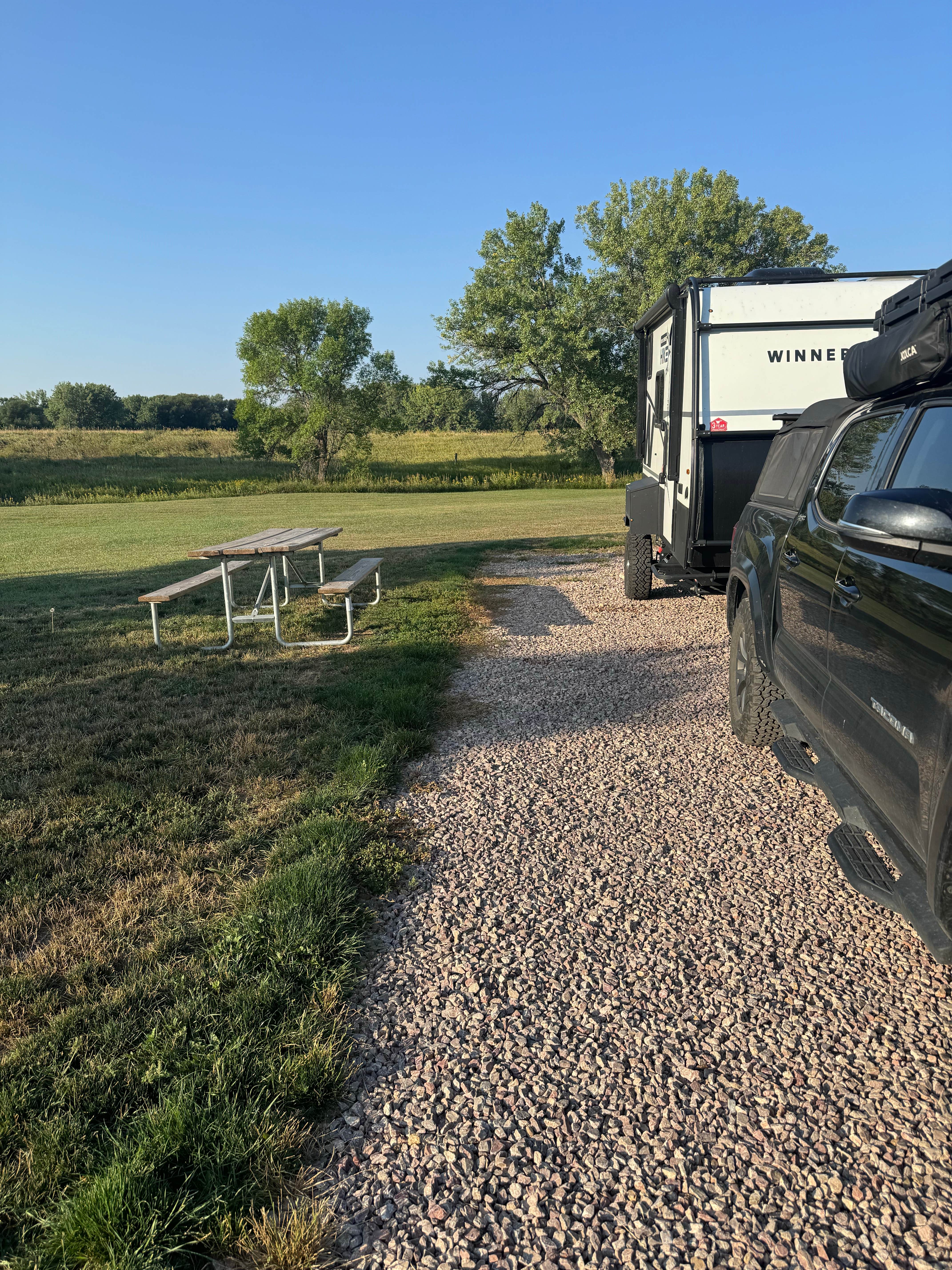 john F.'s photo of rv camping at Black Hawk Creek RV Park & Cabins near Lead, SD