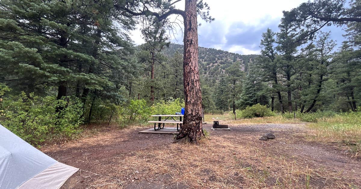 Blackjack Tent Area — Cimarron Canyon State Park