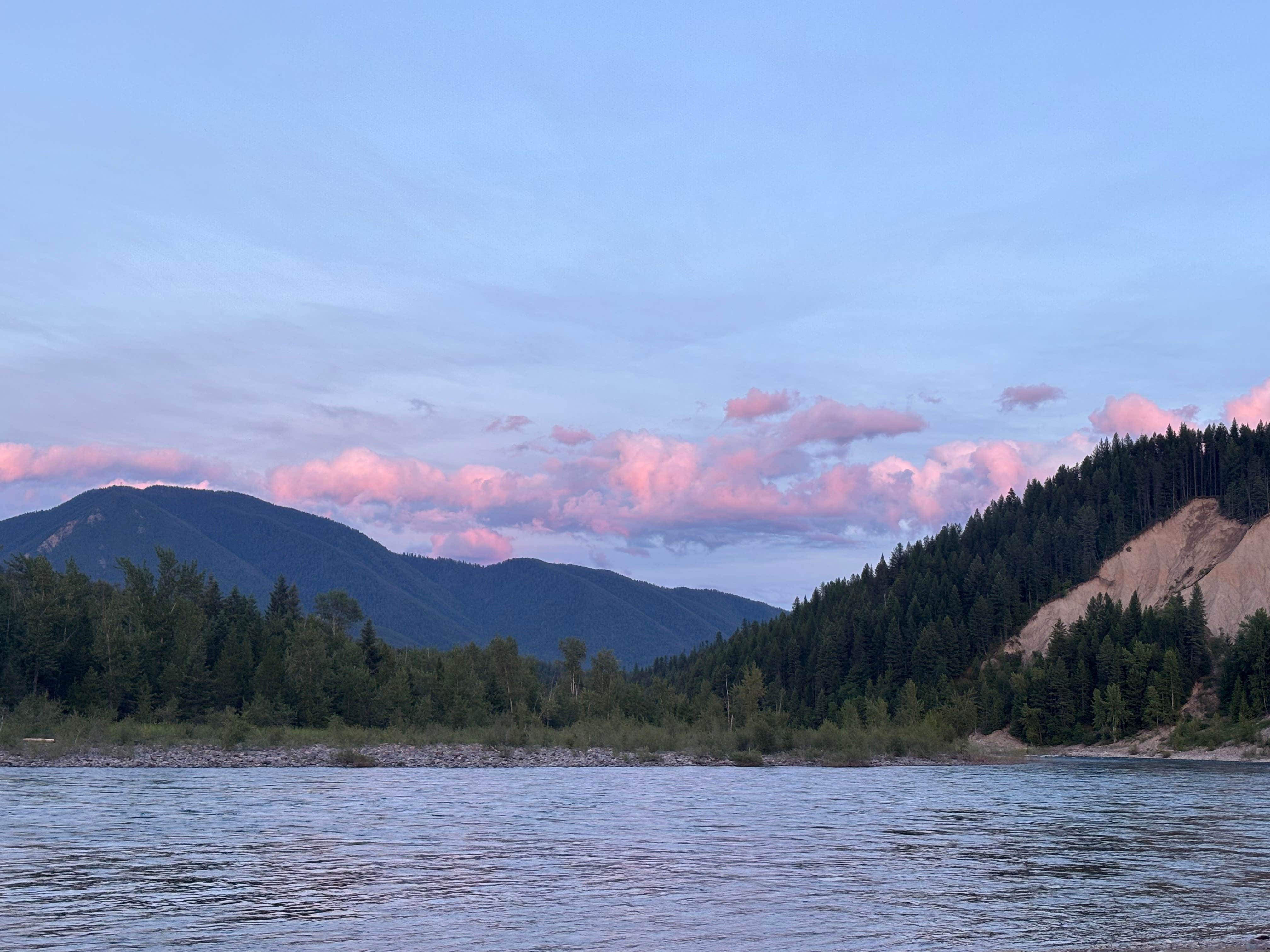 Tracy W.'s photo of a dispersed camping area at Blankenship Bridge - Dispersed Camping near Trego, MT