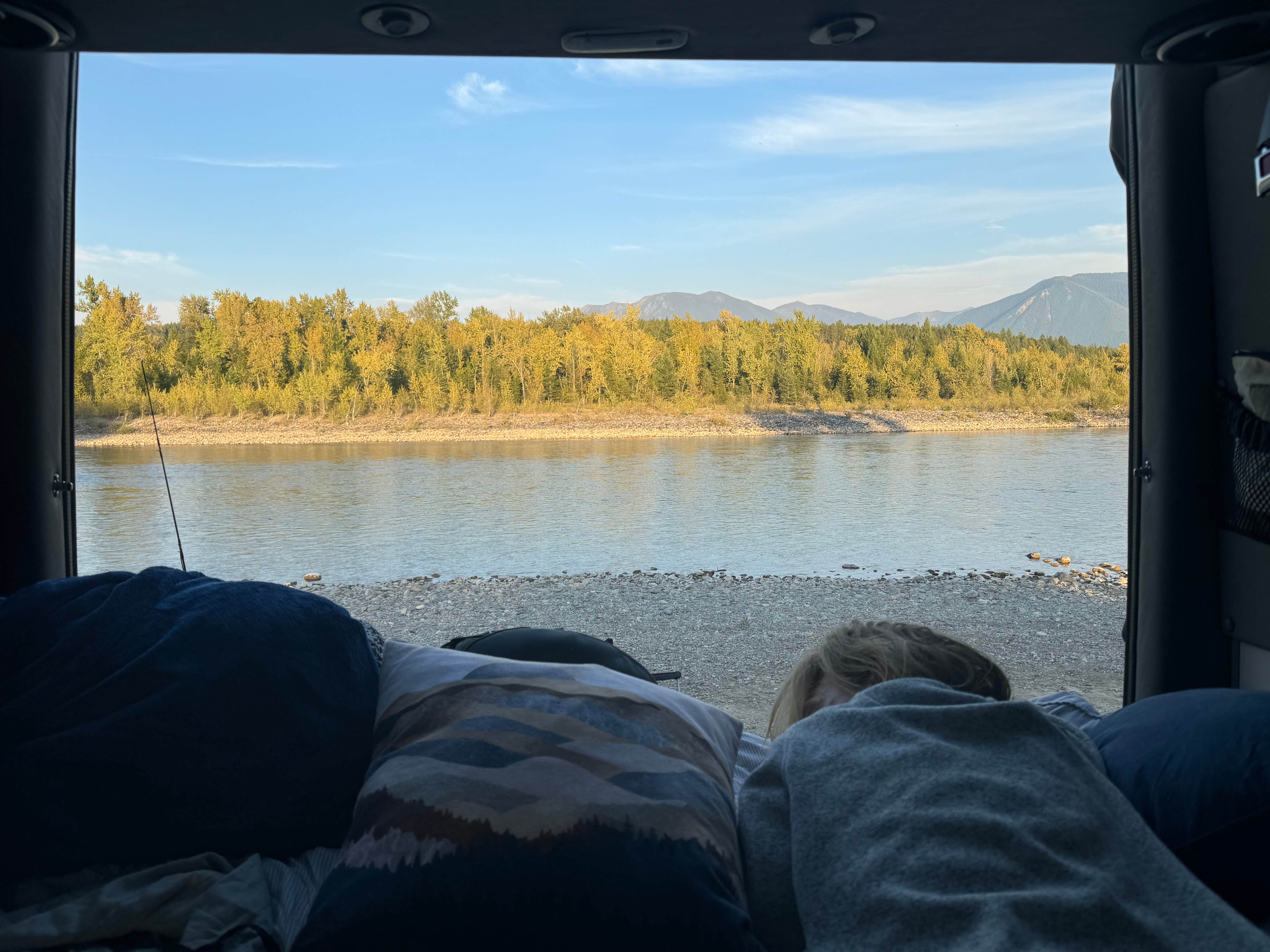 David V.'s photo of a dispersed camping area at Blankenship Bridge - Dispersed Camping near Hungry Horse, MT