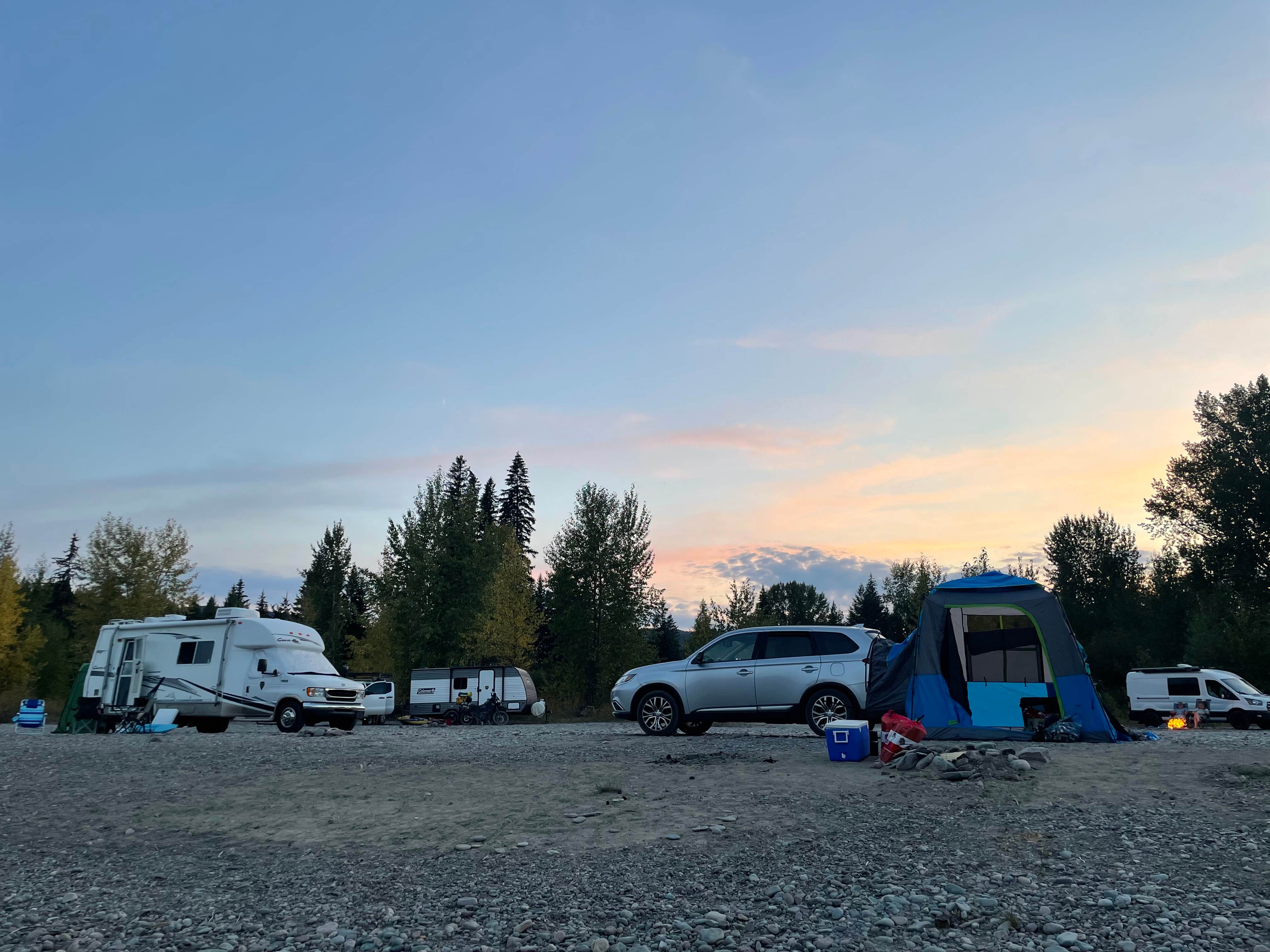 Faye N.'s photo of a dispersed camping area at Blankenship Bridge - Dispersed Camping near Flathead National Forest