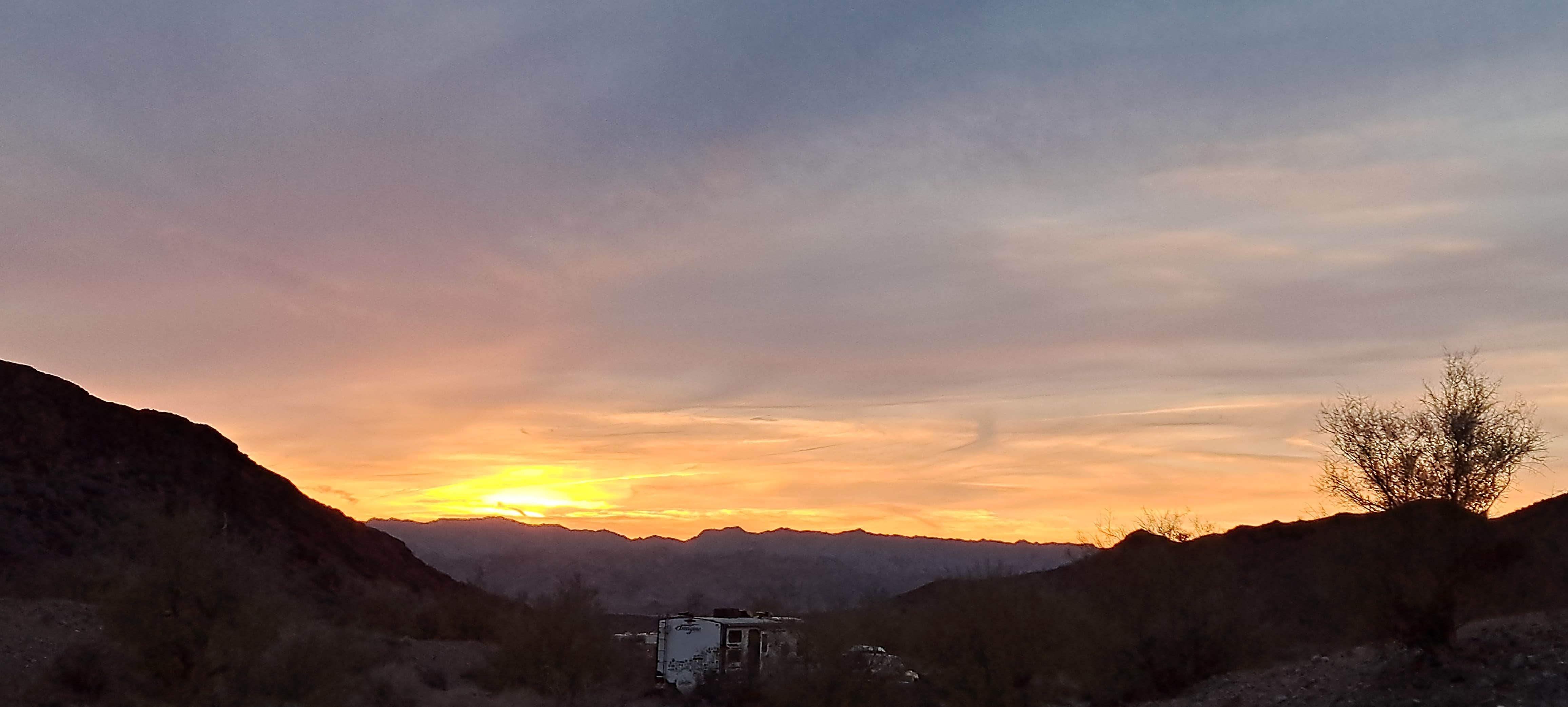 Cris B.'s photo of a dispersed camping area at Blankenship Wash Dispersed near Mohave Valley, AZ
