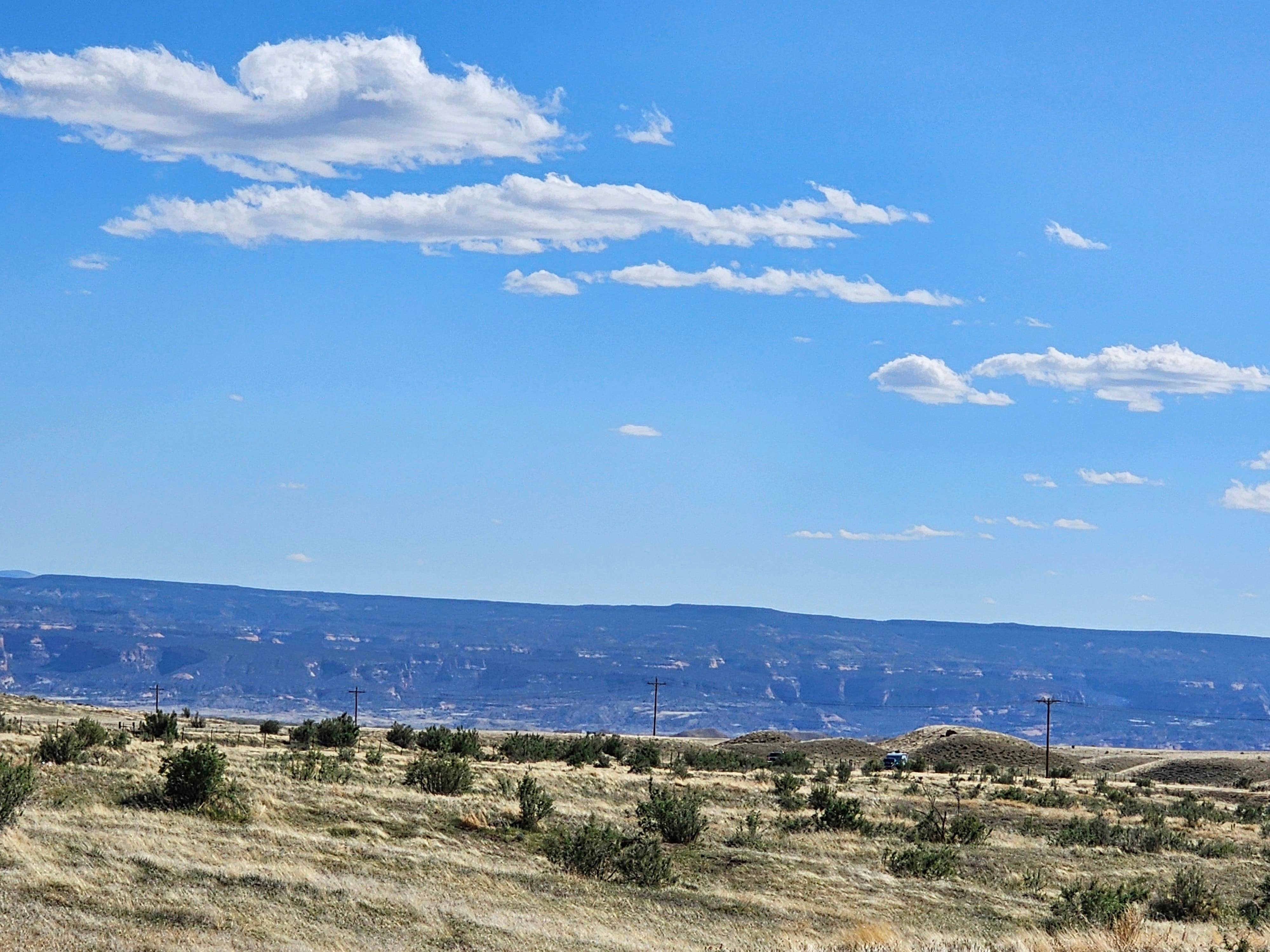 Dominica T.'s photo of a dispersed camping area at BLM #174 Road Dispersed Camping near Loma, CO