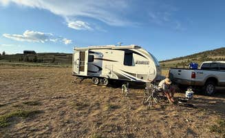 Jim & Karen A.'s photo of camping with pets at BLM above Dubois near Dubois, WY